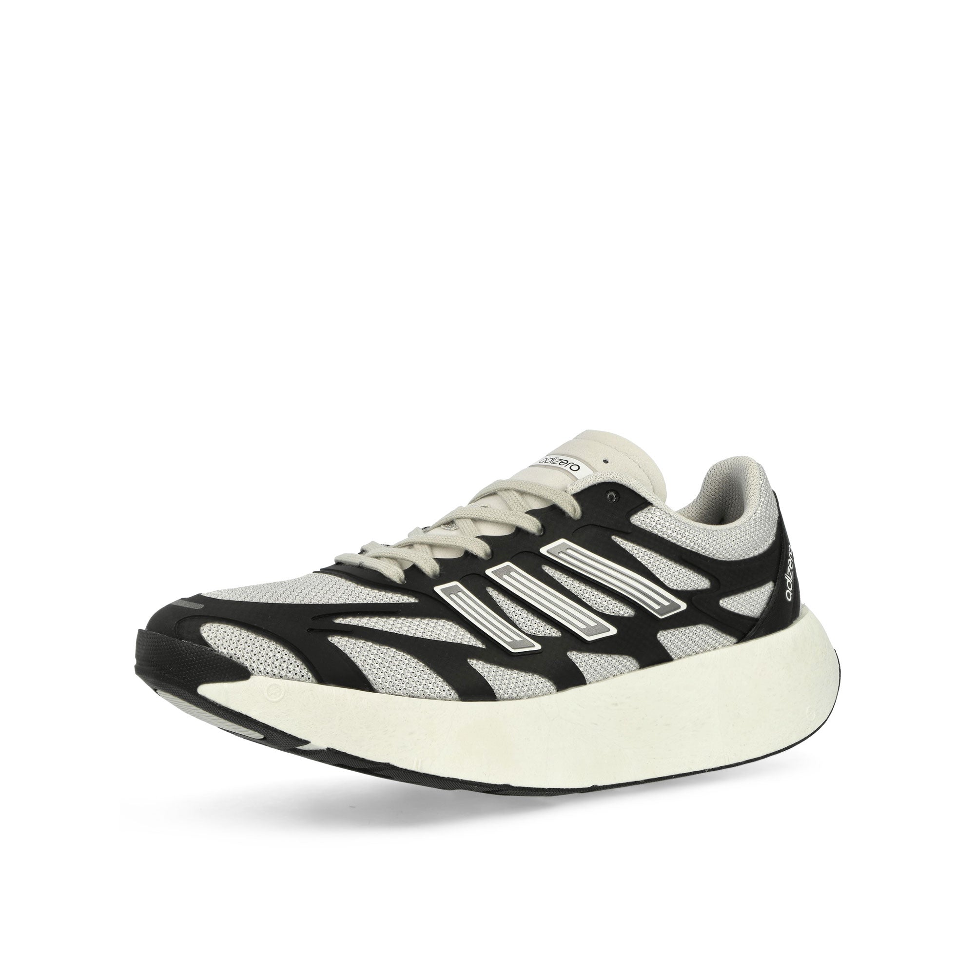 adidas Adizero Aruku Core Black / Footwear White / Grey One Low Top Sneakers Close Up | Overkill