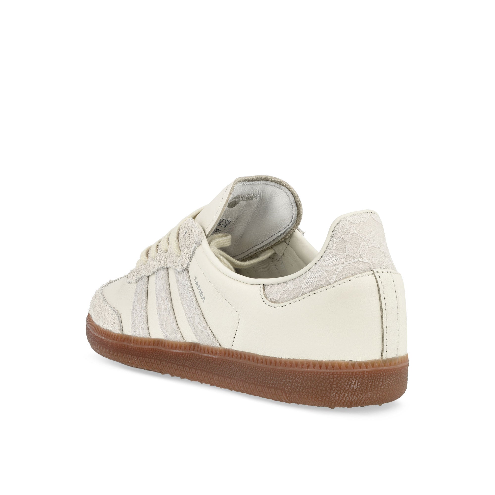 adidas Samba OG Offwhite / Christal White / Silver Low Top Sneakers Material | Overkill