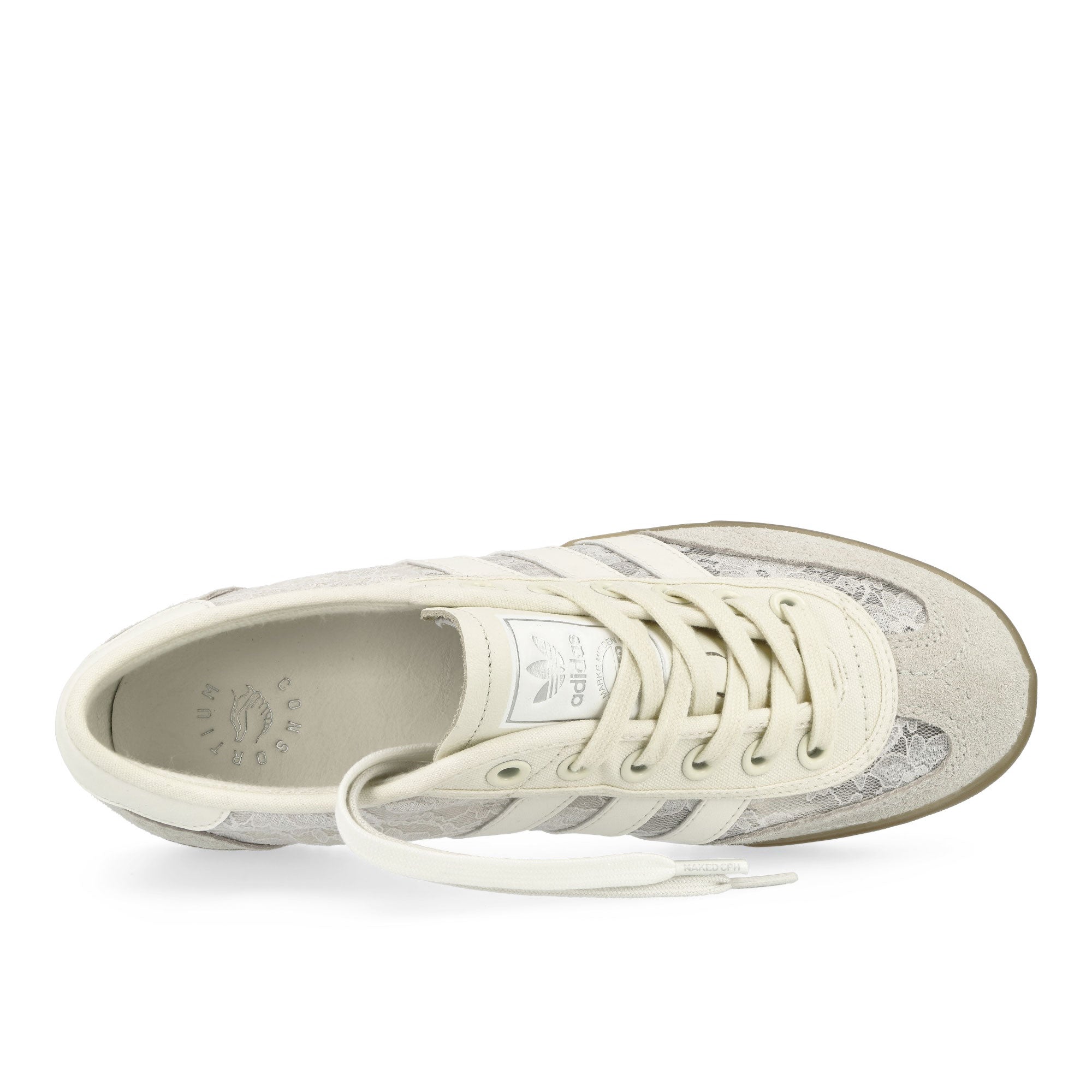 adidas Tischtennis Offwhite / Offwhite / Silver Low Top Sneakers Detailfoto | Overkill