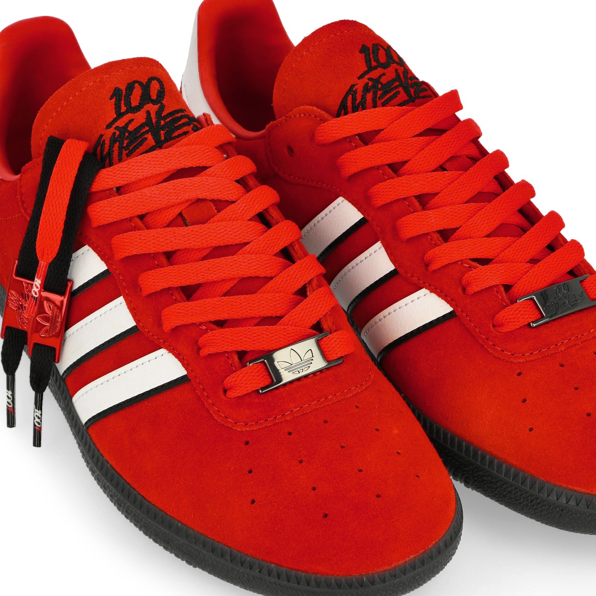 adidas Palos Hills Pantone / Ecru Tint / Collegiate Orange Low Top Sneakers Detailfoto | Overkill