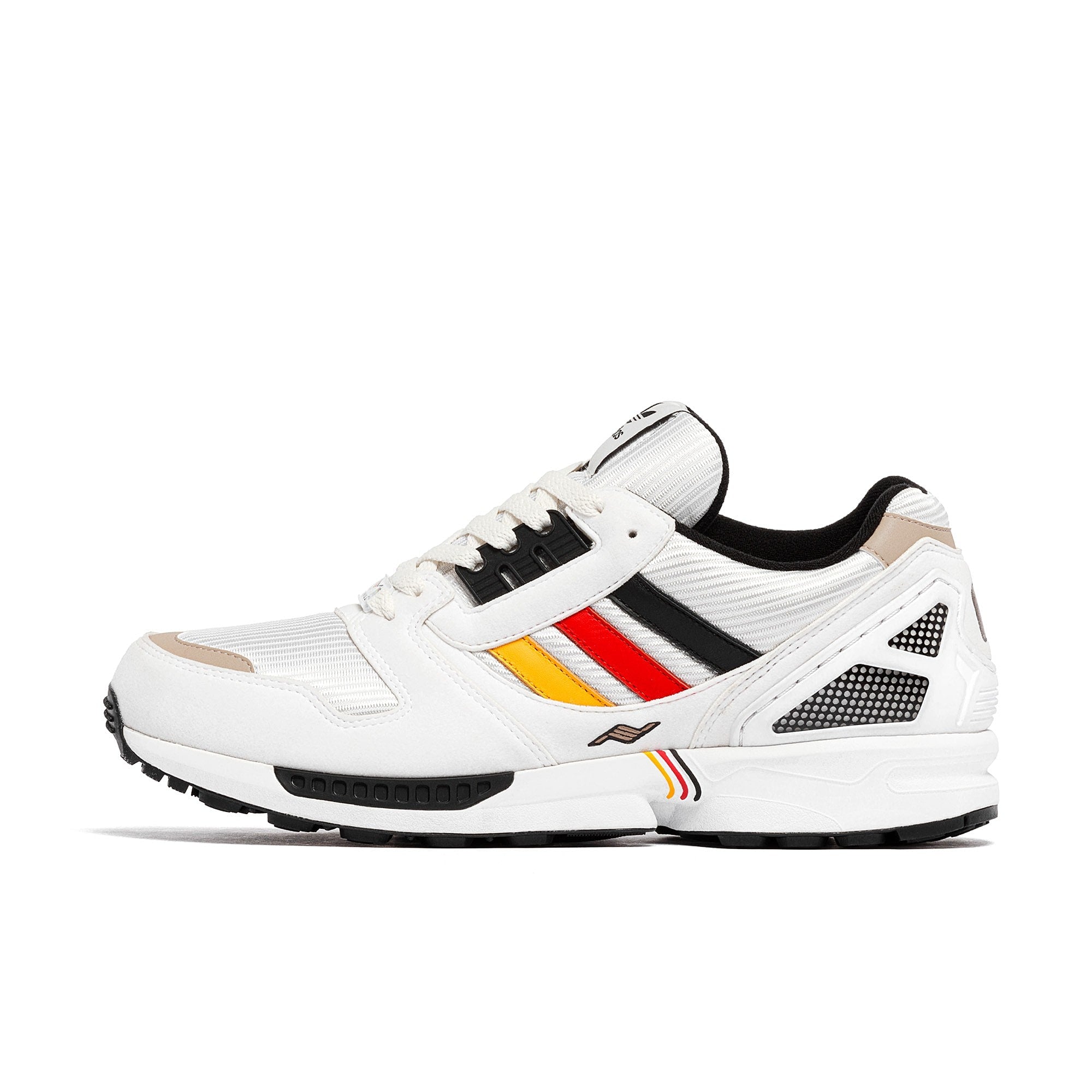 adidas Overkill x adidas ZX 8000 "Heimspiel" Core Black / Active Red / Bold Gold Low Top Sneakers JI4591 | Overkill