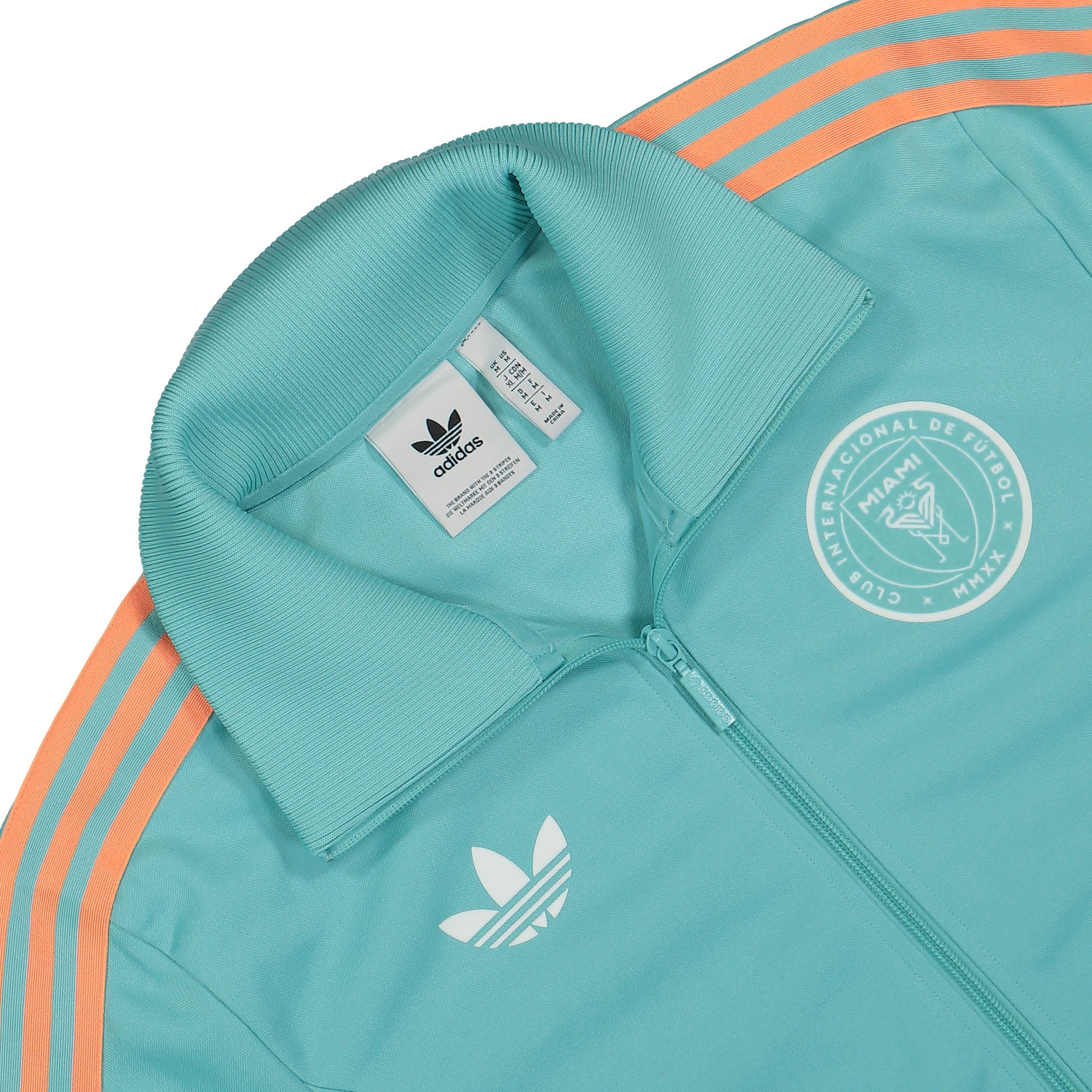 adidas OG Beckenbauer Track Top Easy Mint Track Jackets Close-up | Overkill