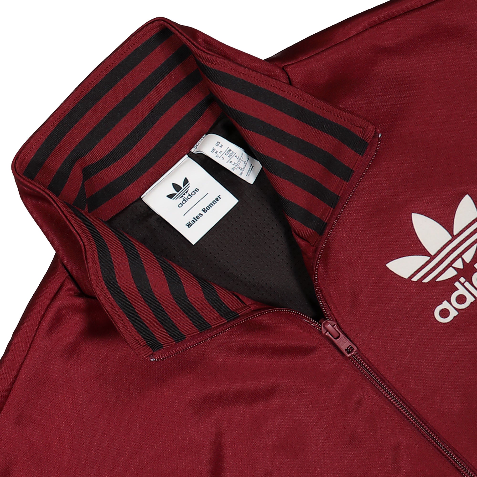 adidas W Track Top Collegiate Burgundy Track Jackets Close-up | Overkill