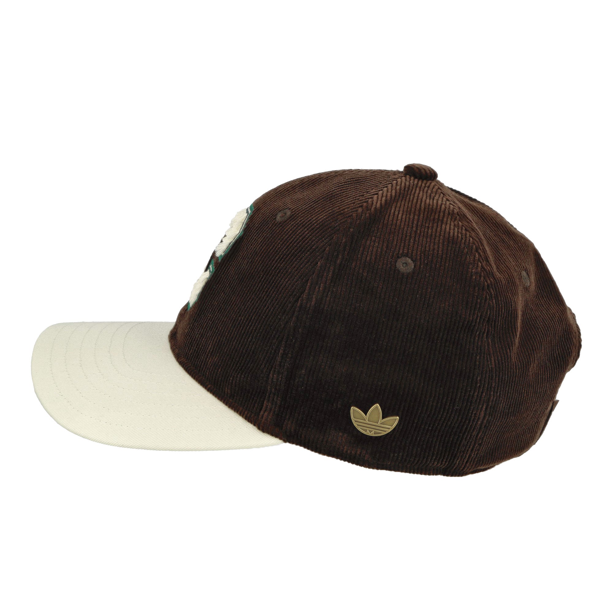 Clot x adidas Cord Cap Dark Brown / Cream White Cap JL7886 Close-up | Overkill