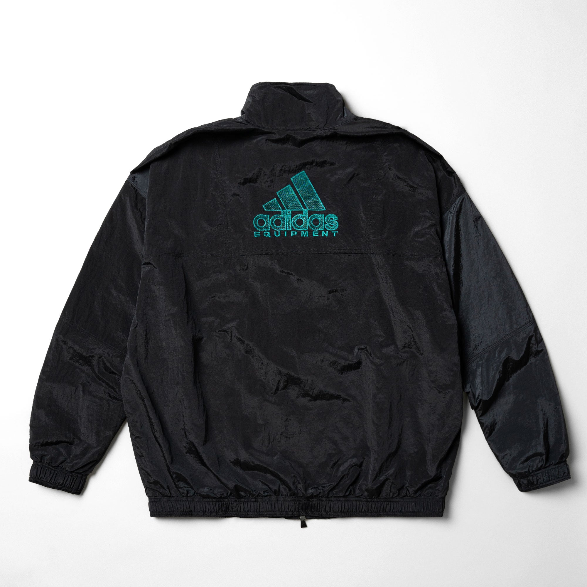 adidas Equipment Track Top Iridescent Black Track Jackets Close-up | Overkill