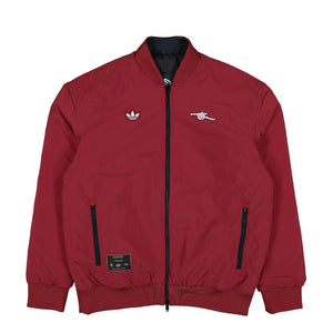 adidas Arsenal FC Icon Reversible Jacket Team Coll Burgundy 2 / Black Jackets JM9404 | Overkill
