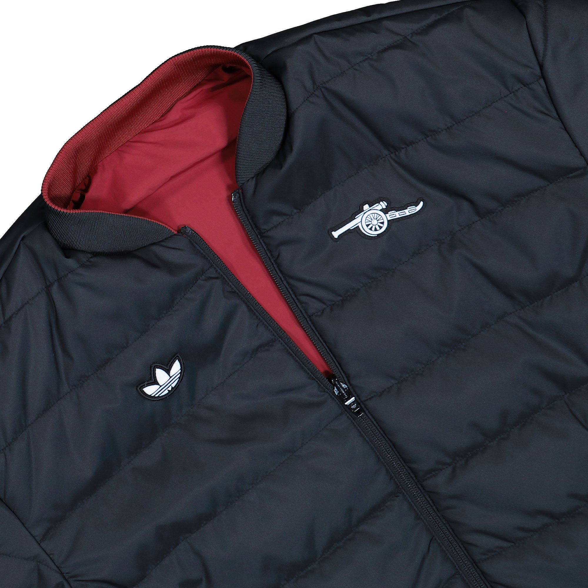 adidas Arsenal FC Icon Reversible Jacket Team Coll Burgundy 2 / Black Jackets JM9404 Detailfoto | Overkill