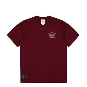 adidas FC Arsenal Icon Graphic Tee Team Coll Burgundy 2 T-Shirt JM9414 | Overkill