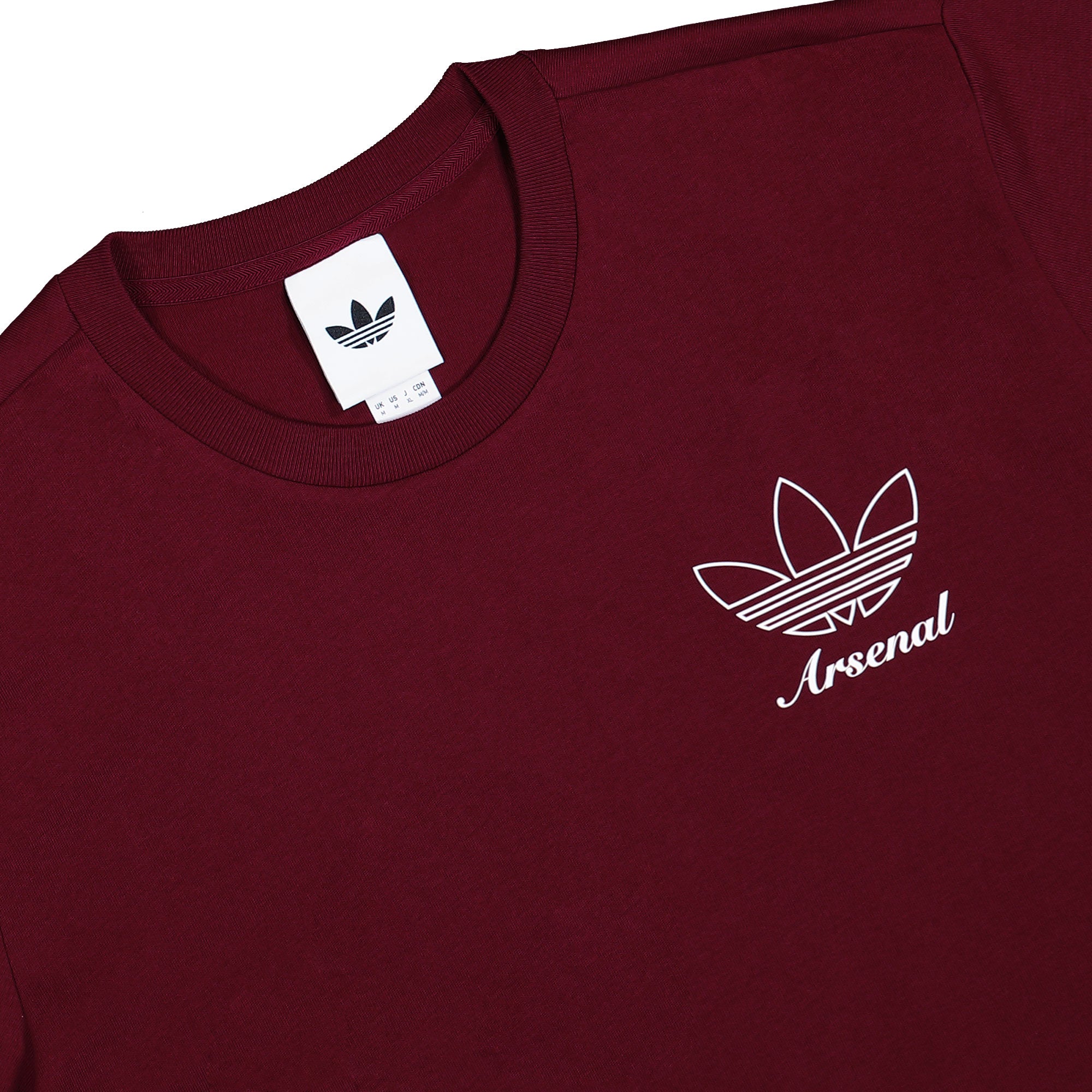 adidas FC Arsenal Icon Graphic Tee Team Coll Burgundy 2 T-Shirt JM9414 Detailfoto | Overkill