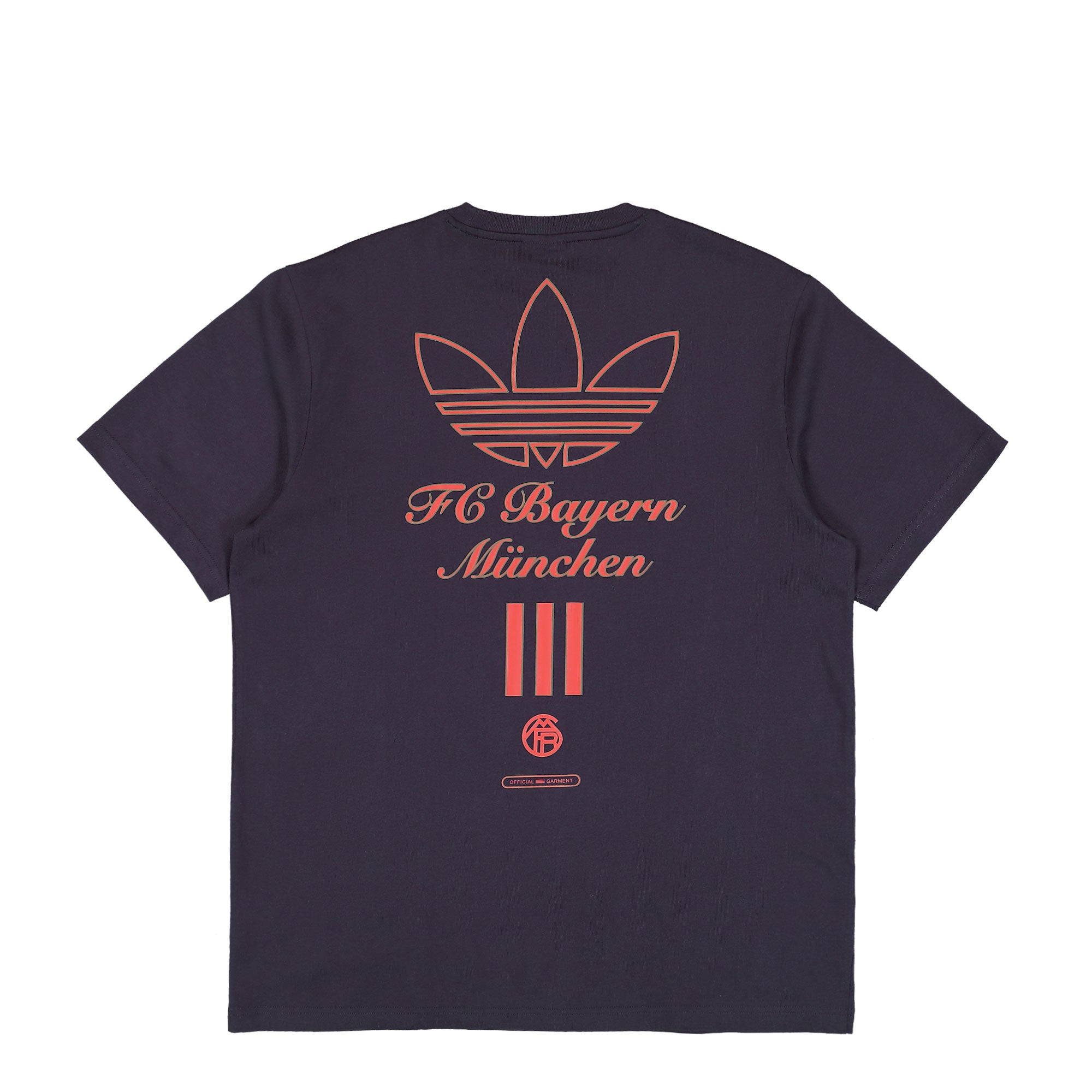 adidas FC Bayern München Icon Graphic Tee Aurora Black T-Shirts JM9444 Close-up | Overkill