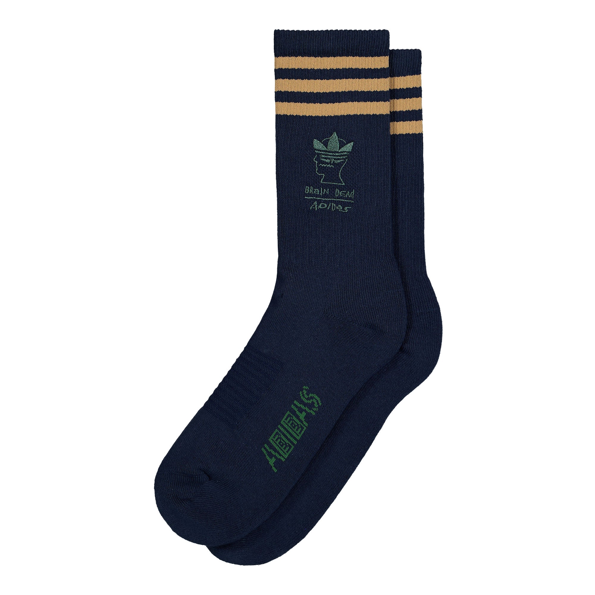 adidas Socks Collegiate Navy / Brown Desert / Amazon Green Socks JN2408 | Overkill