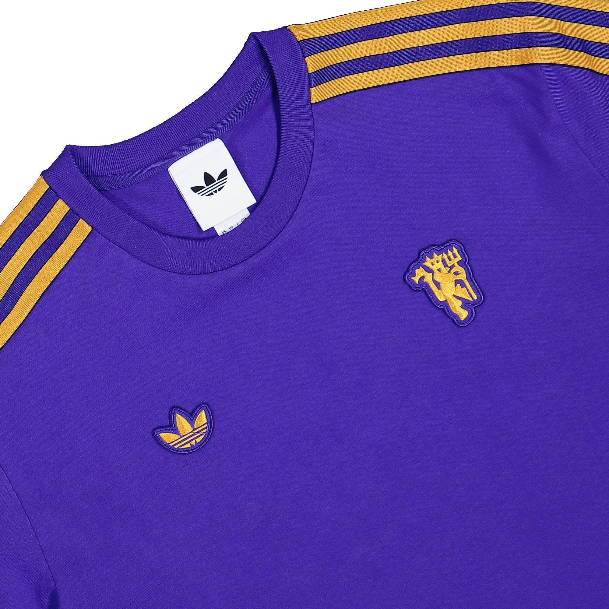 adidas Manchester United Icon Tee Semi Night Flash T-Shirt JN2823 Detailfoto | Overkill