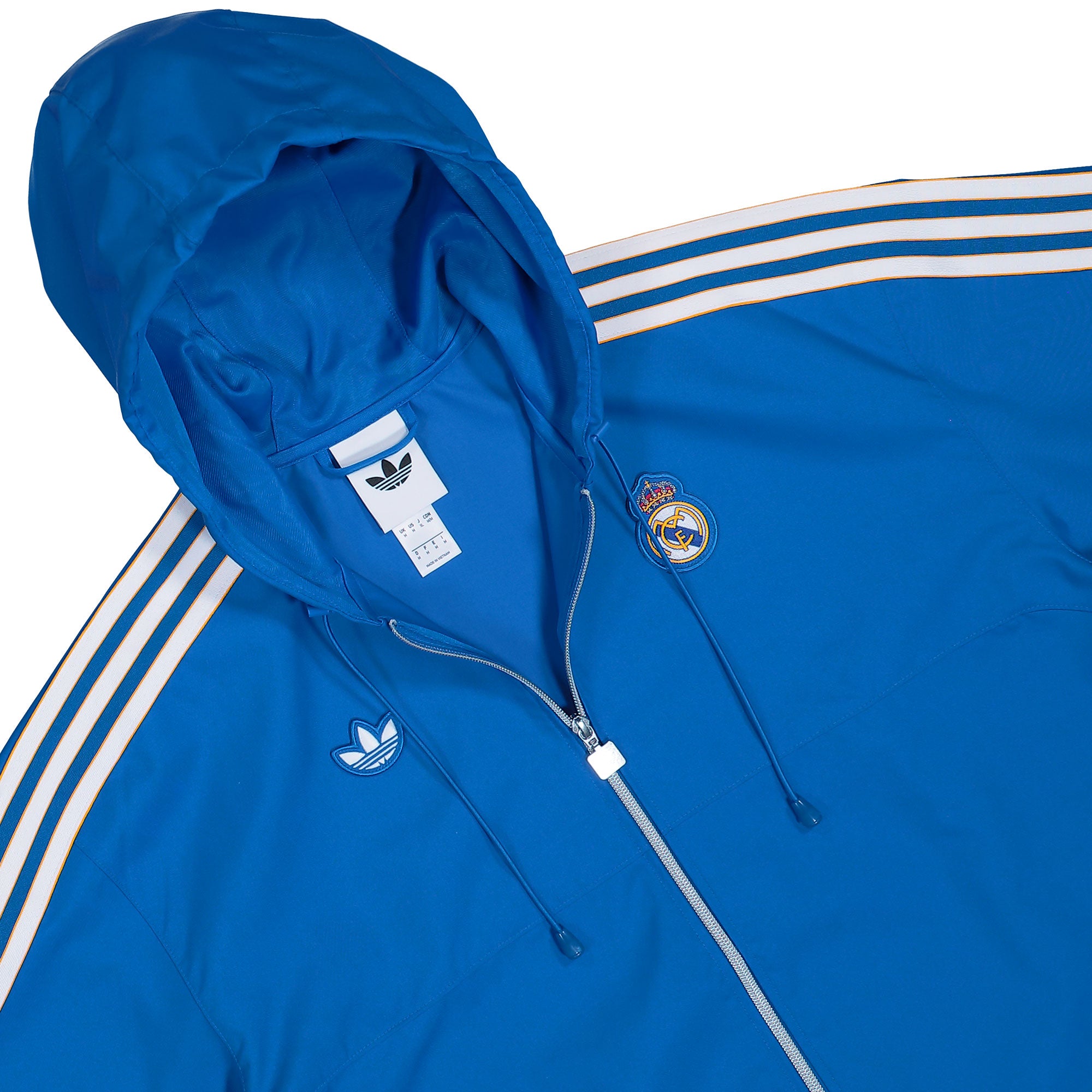 adidas Real Madrid Icon Parka Bluebird / White Parkas JN3063 Detailfoto | Overkill
