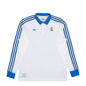 adidas Real Madrid Icon Polo White / Bluebird Longsleeves JN3065 | Overkill