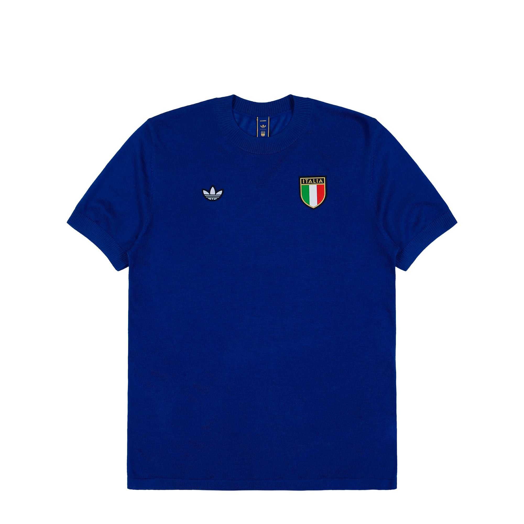 adidas FIGC Italy 70s Jersey Royal Blue T-Shirts JN3706 | Overkill