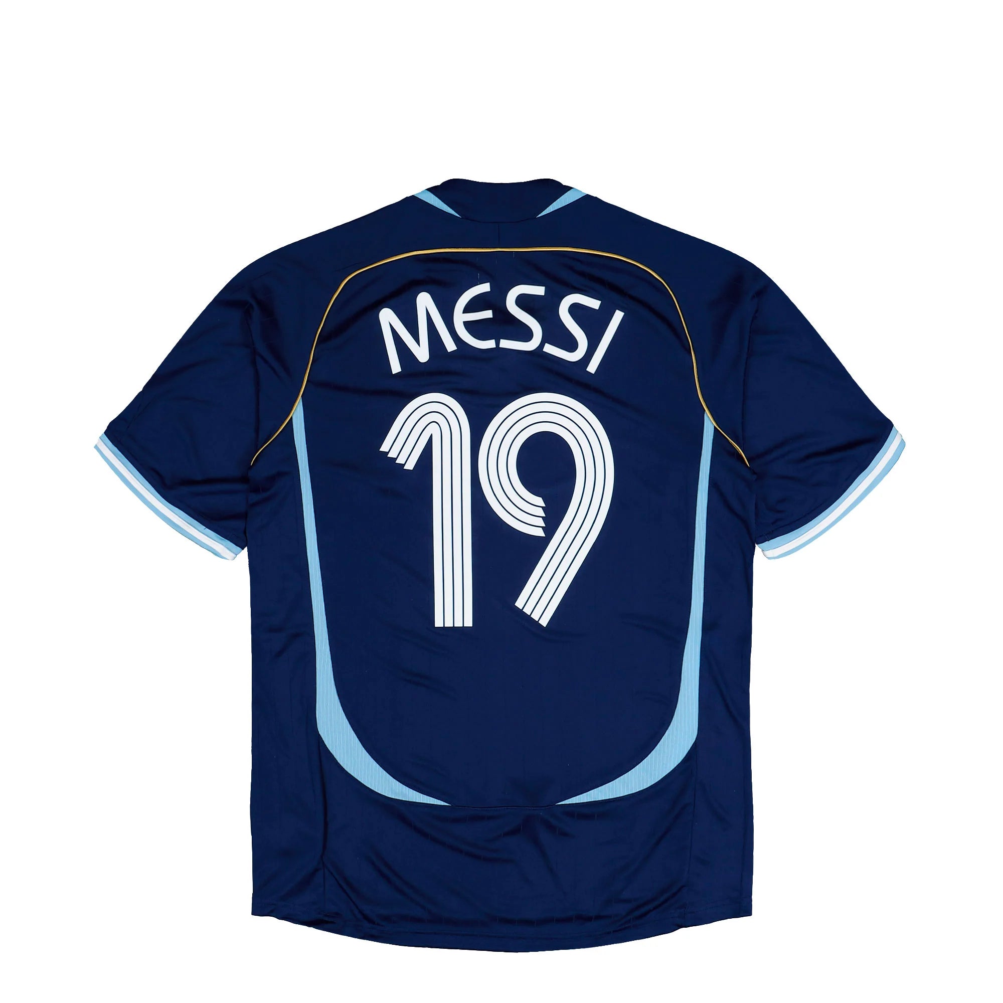 adidas AFA Argentina Away Jersey 06 M Dark Blue T-Shirts JN3709 Close-up | Overkill