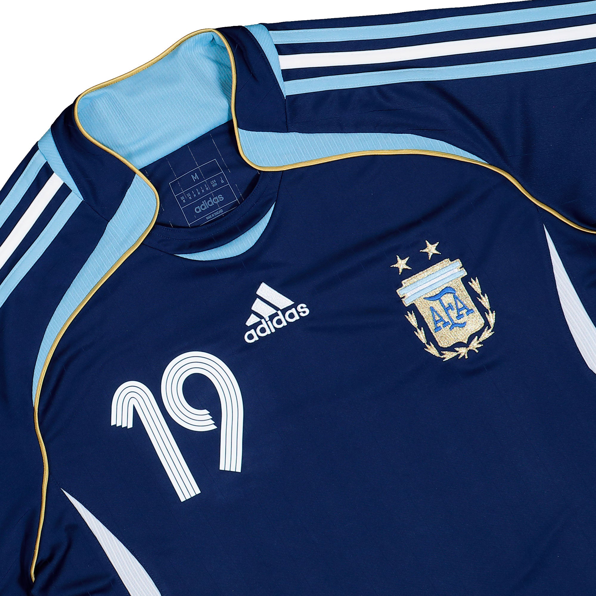 adidas AFA Argentina Away Jersey 06 M Dark Blue T-Shirts JN3709 Detailfoto | Overkill