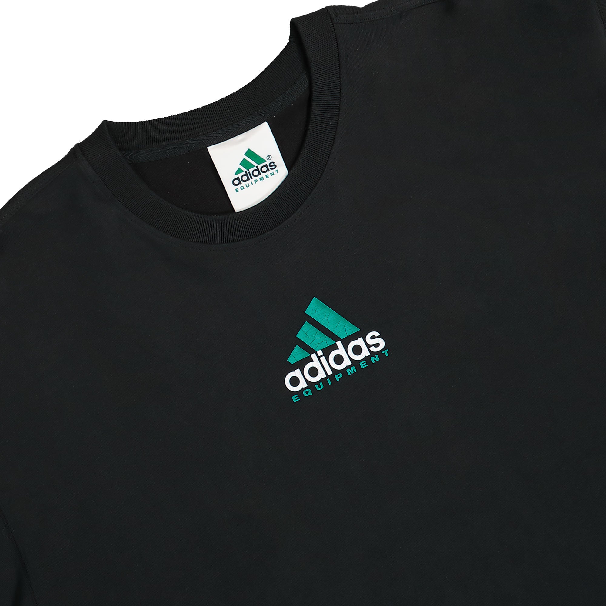 adidas Equipment Graphic Tee Black T-Shirts Close-up | Overkill