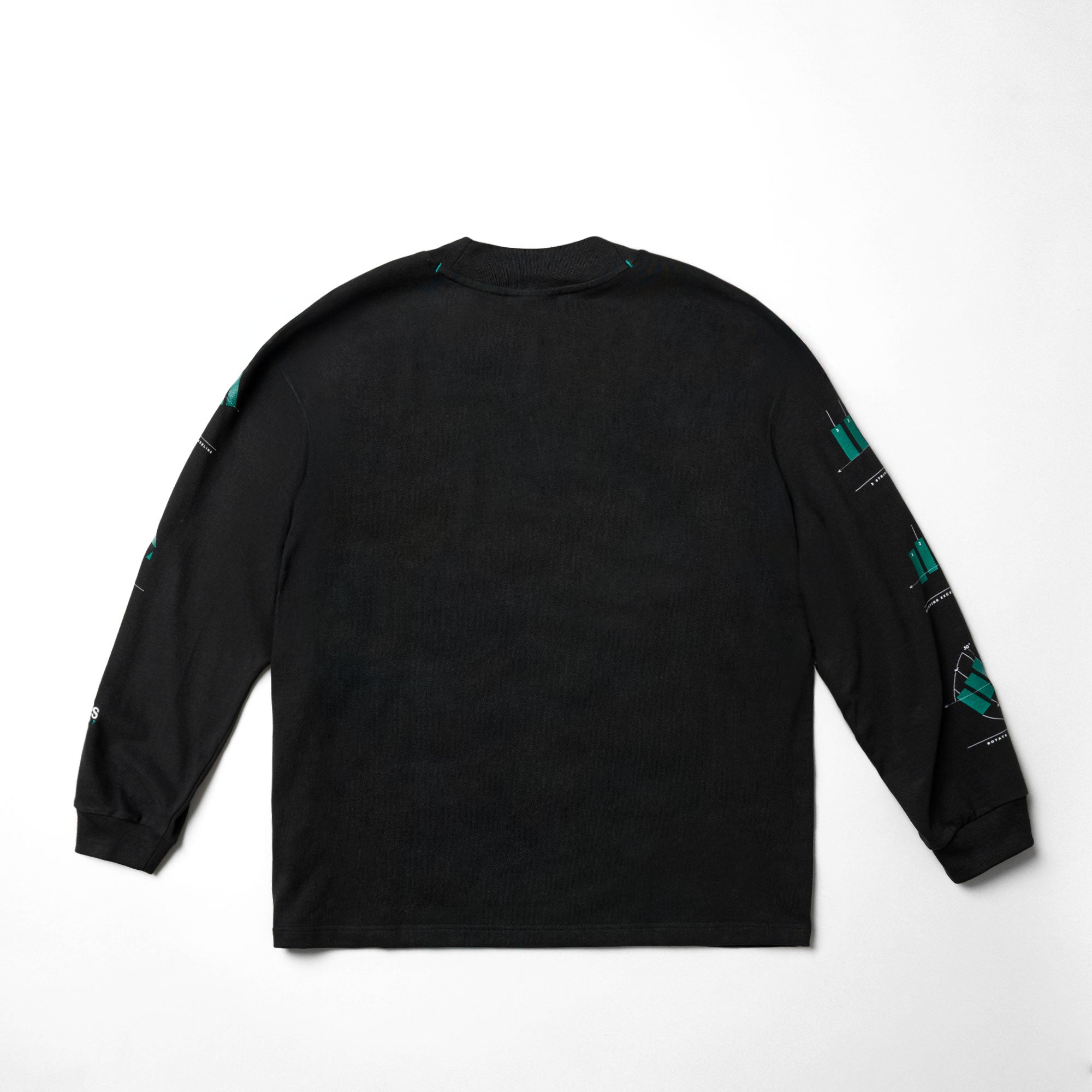 adidas Equipment Long Sleeve Graphic T-Shirt Black Longsleeves Material | Overkill