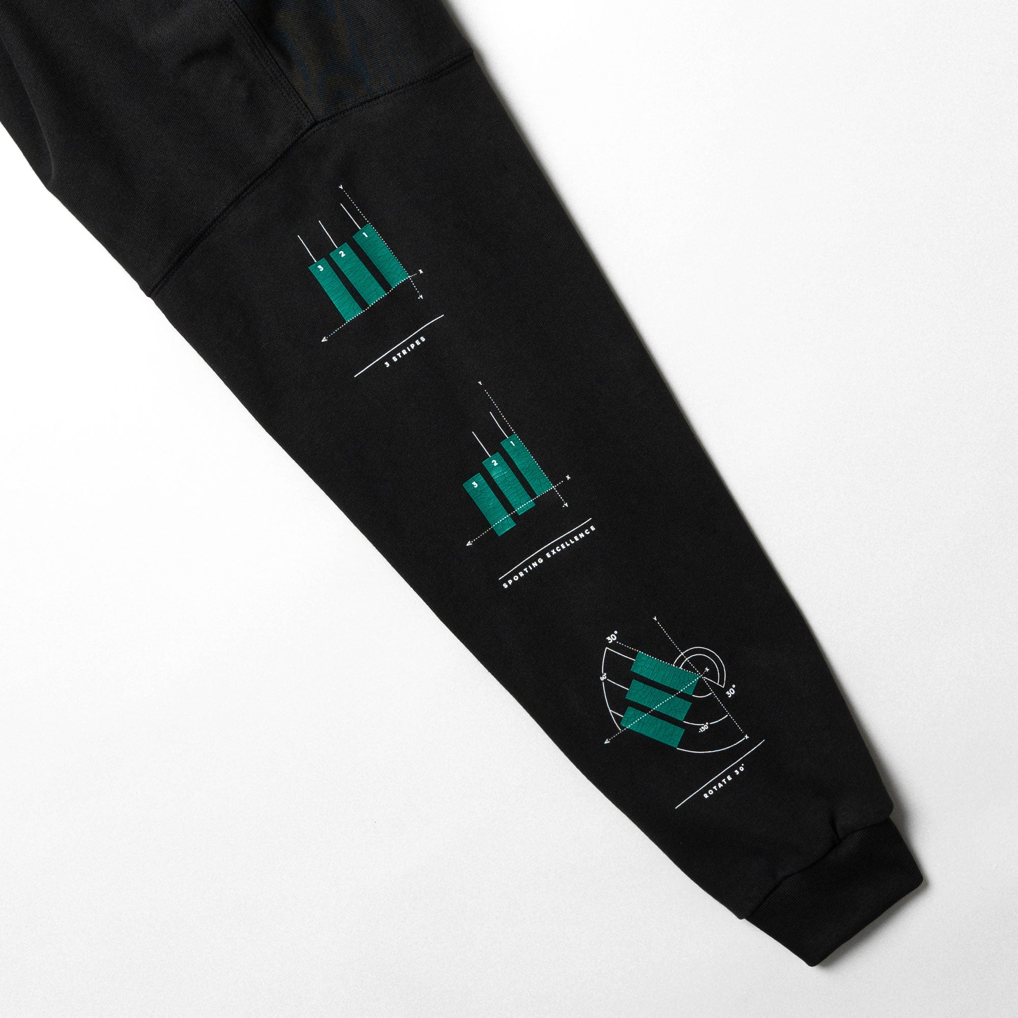 adidas Equipment Long Sleeve Graphic T-Shirt Black Longsleeves Close-up | Overkill