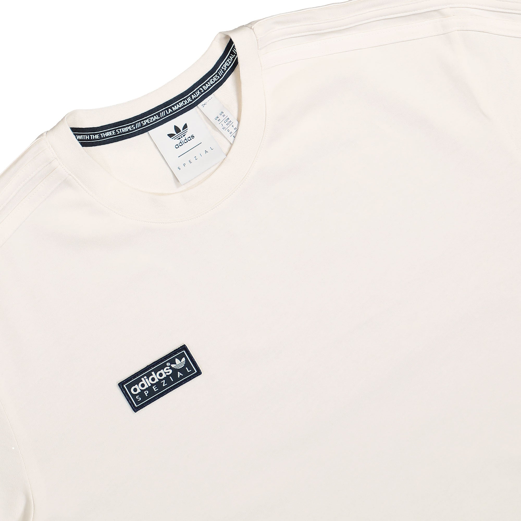 adidas Brockhall Tee SPZL Chalk White T-Shirts Close-up | Overkill