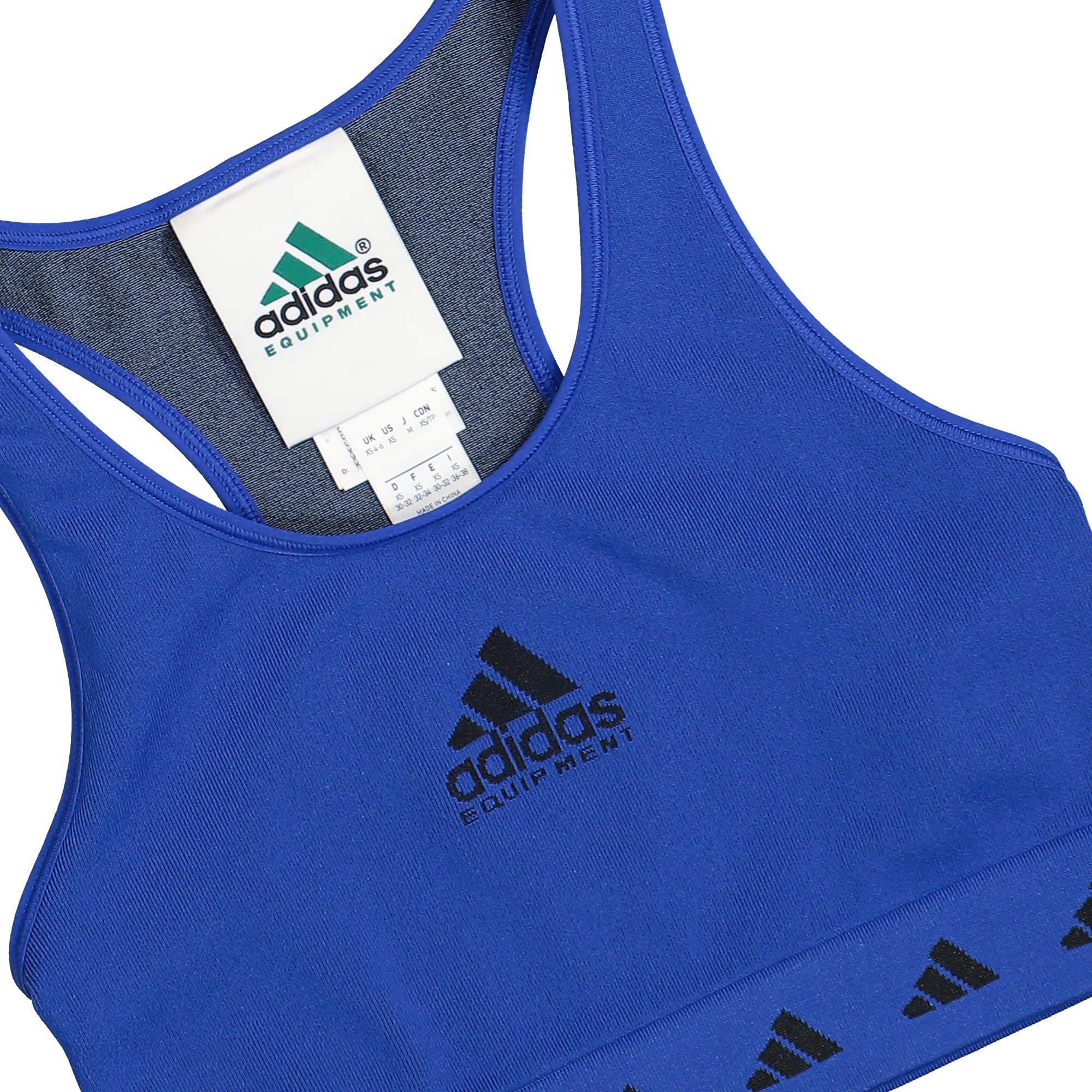 adidas W Equipment Top Equipment Blue Tops Close-up | Overkill