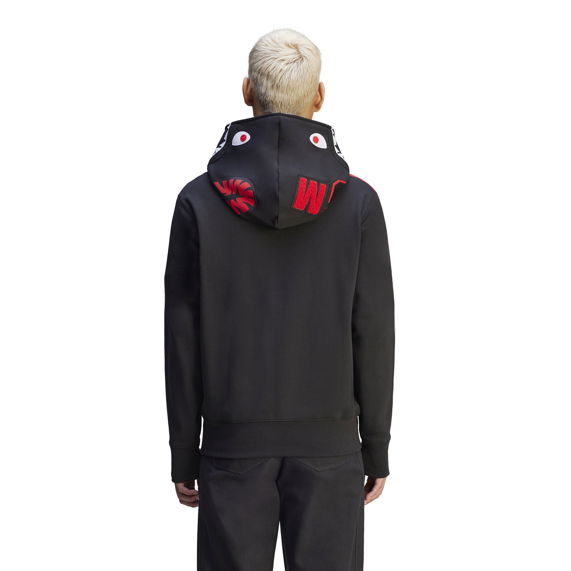 adidas Shark Full Zip Hoodie Black Hoodies Detail view 1 | Overkill