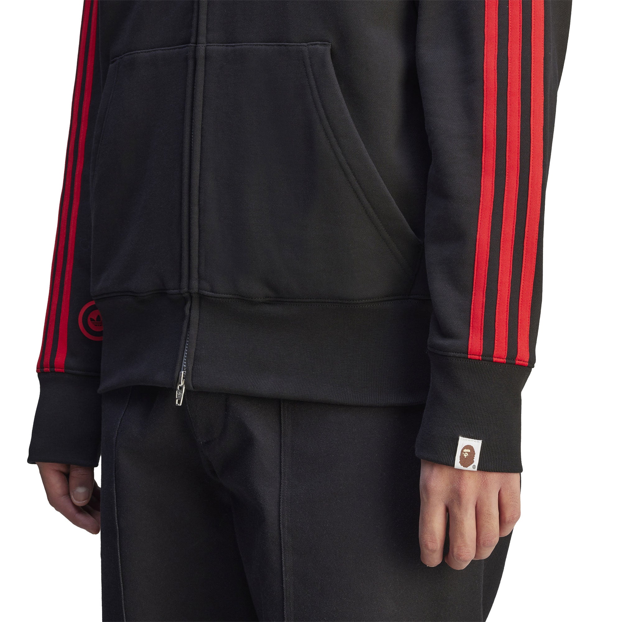 adidas Shark Full Zip Hoodie Black Hoodies Detail view 4 | Overkill