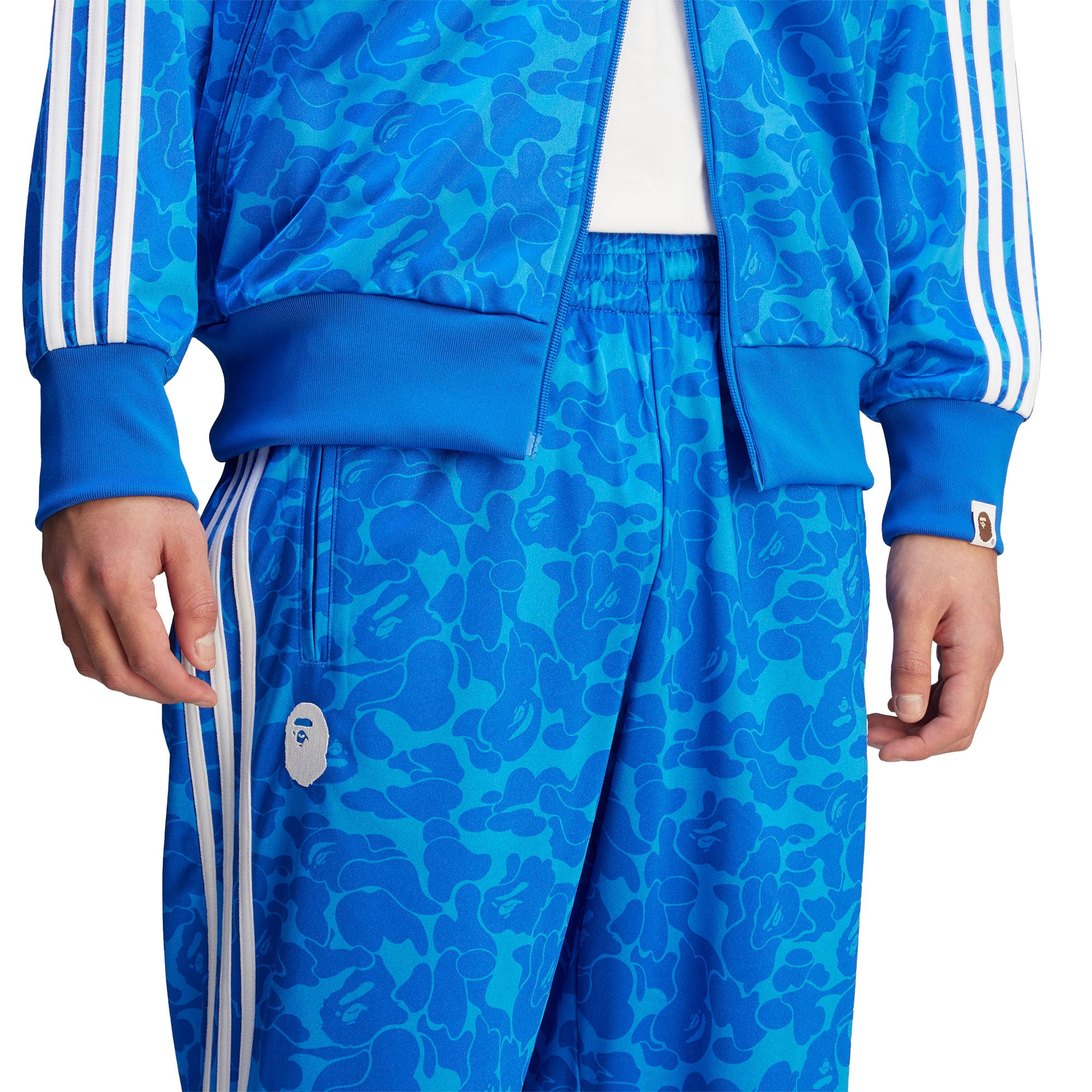 adidas Firebird Track Pant Blue / Footwear White / Off White Sweat & Track Pants Detail view 3 | Overkill