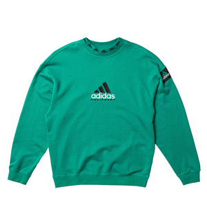 adidas Equipment Reflective Crew Neck Sweatshirt Equipment Green Sweatshirts JN7146 | Overkill