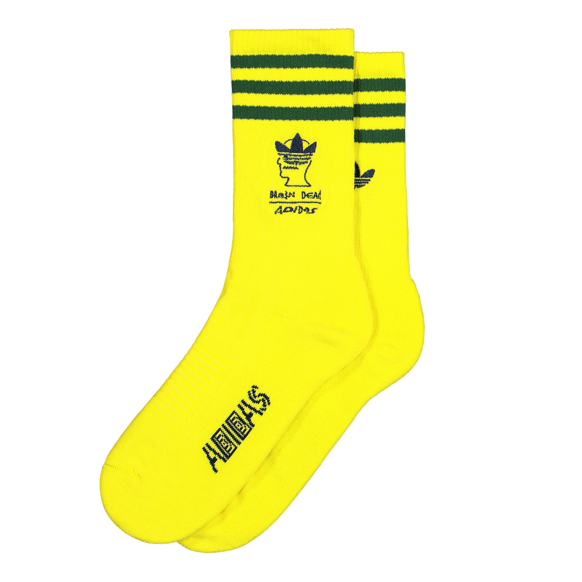 adidas Socks Bright Yellow / Amazon Green / Collegiate Navy Socks JN7154 | Overkill