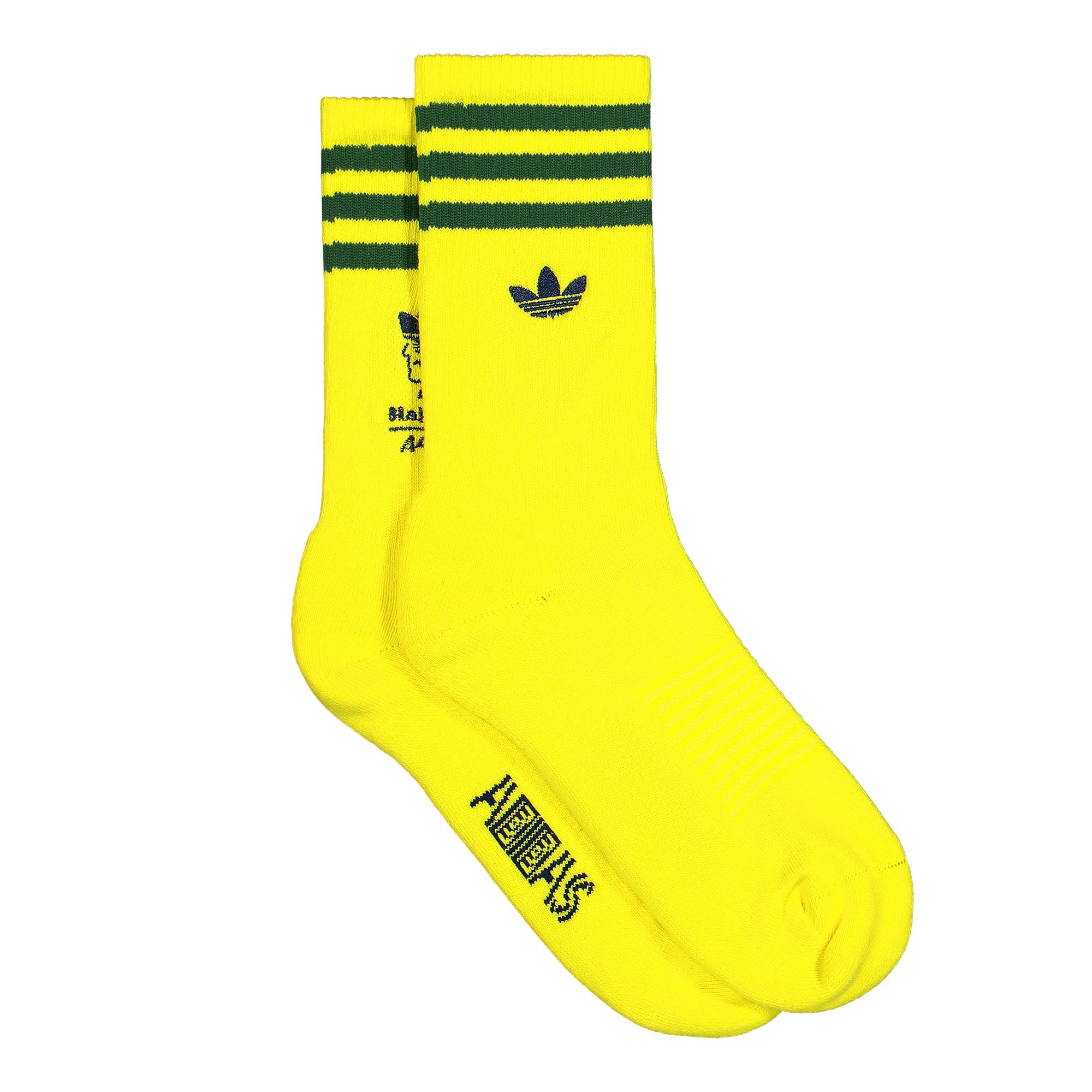 adidas Socks Bright Yellow / Amazon Green / Collegiate Navy Socks Material | Overkill