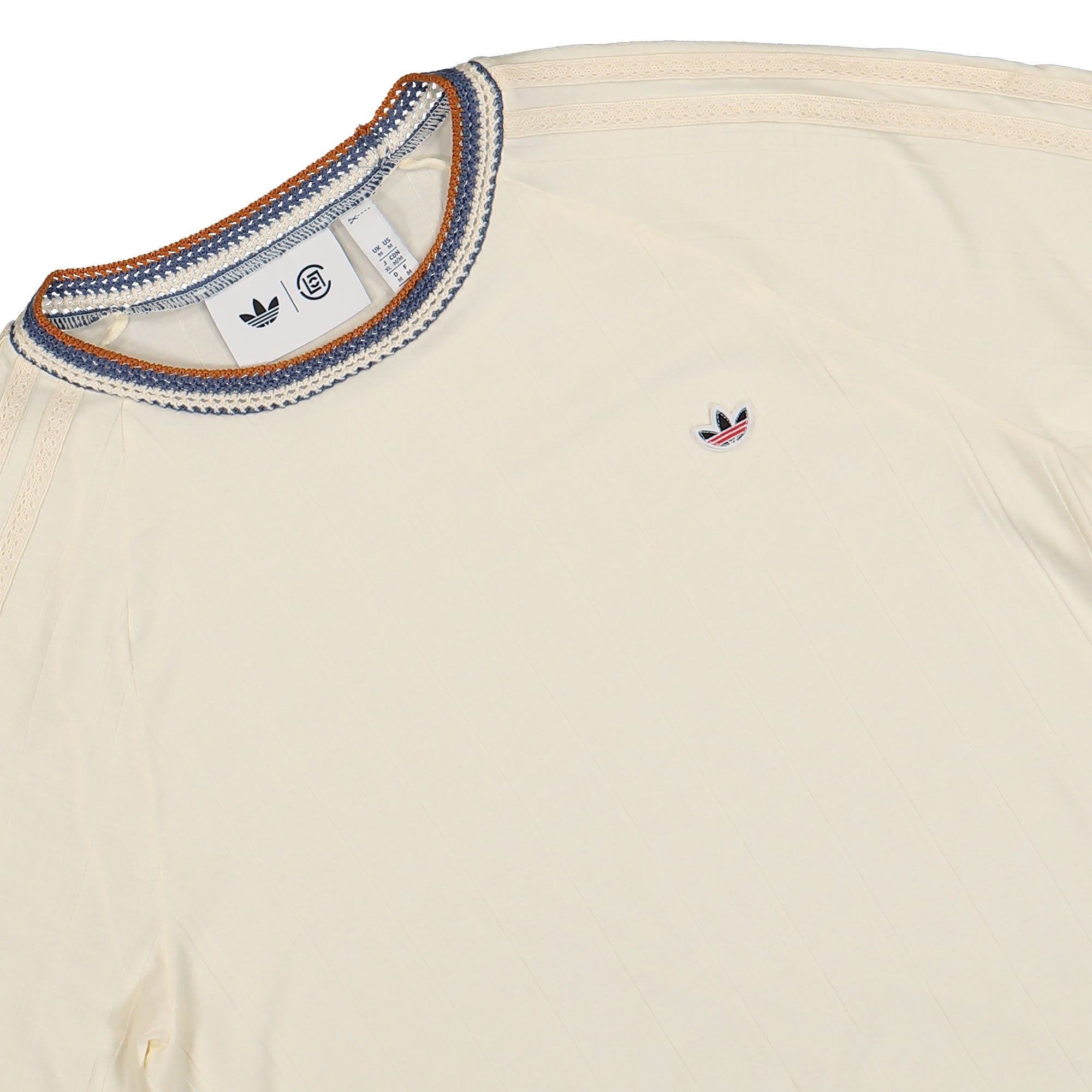 adidas Rib T-Shirt Cream White T-Shirts Close-up | Overkill