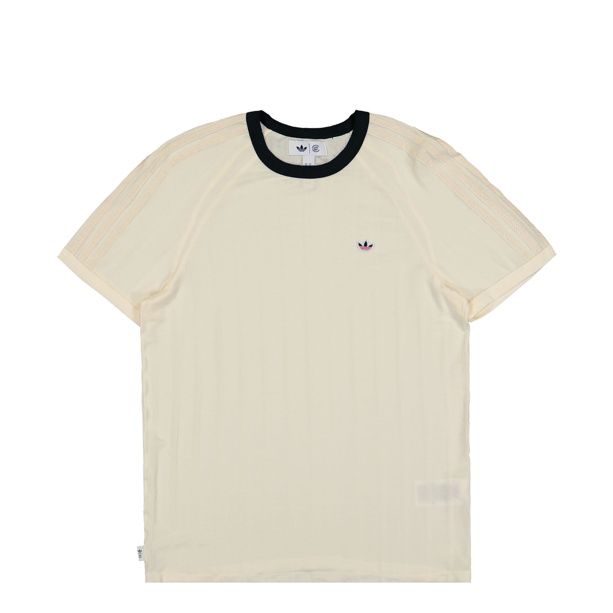 Clot x adidas Rib Tee Cream White / Green Night T-Shirt JN7728 | Overkill