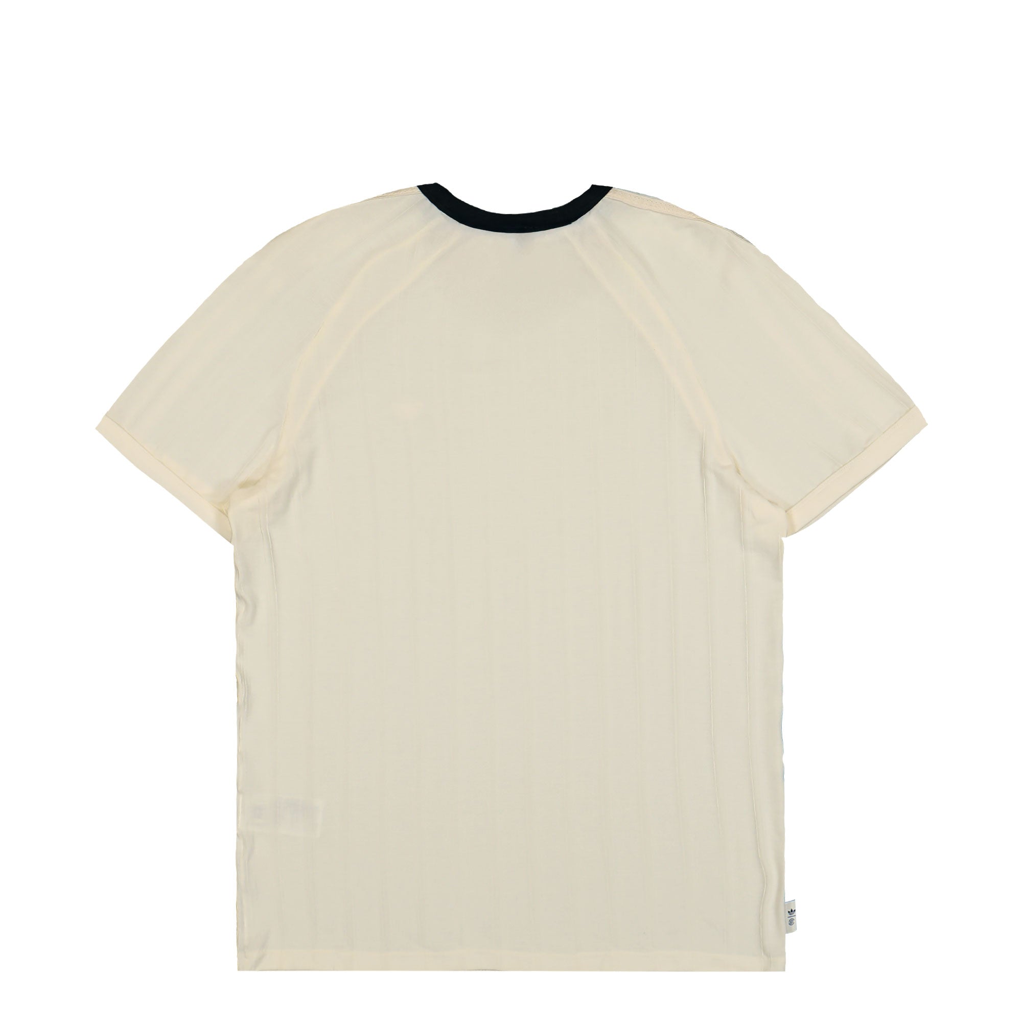 Clot x adidas Rib Tee Cream White / Green Night T-Shirt JN7728 Close-up | Overkill