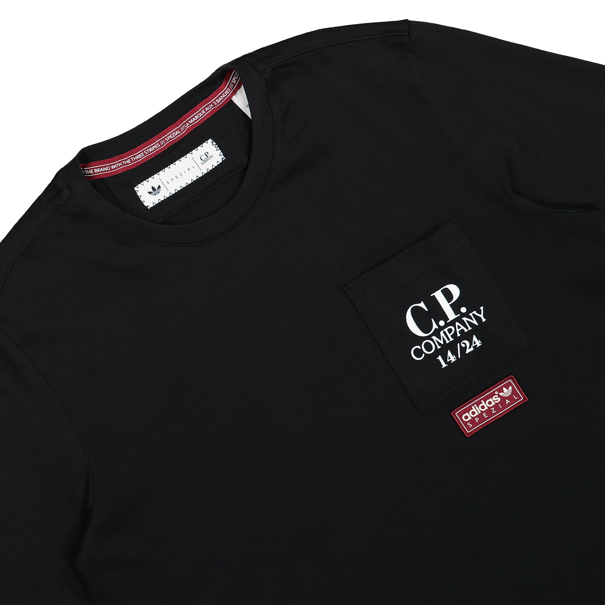 adidas SPZL Pocket Longsleeve Black Longsleeves Close-up | Overkill