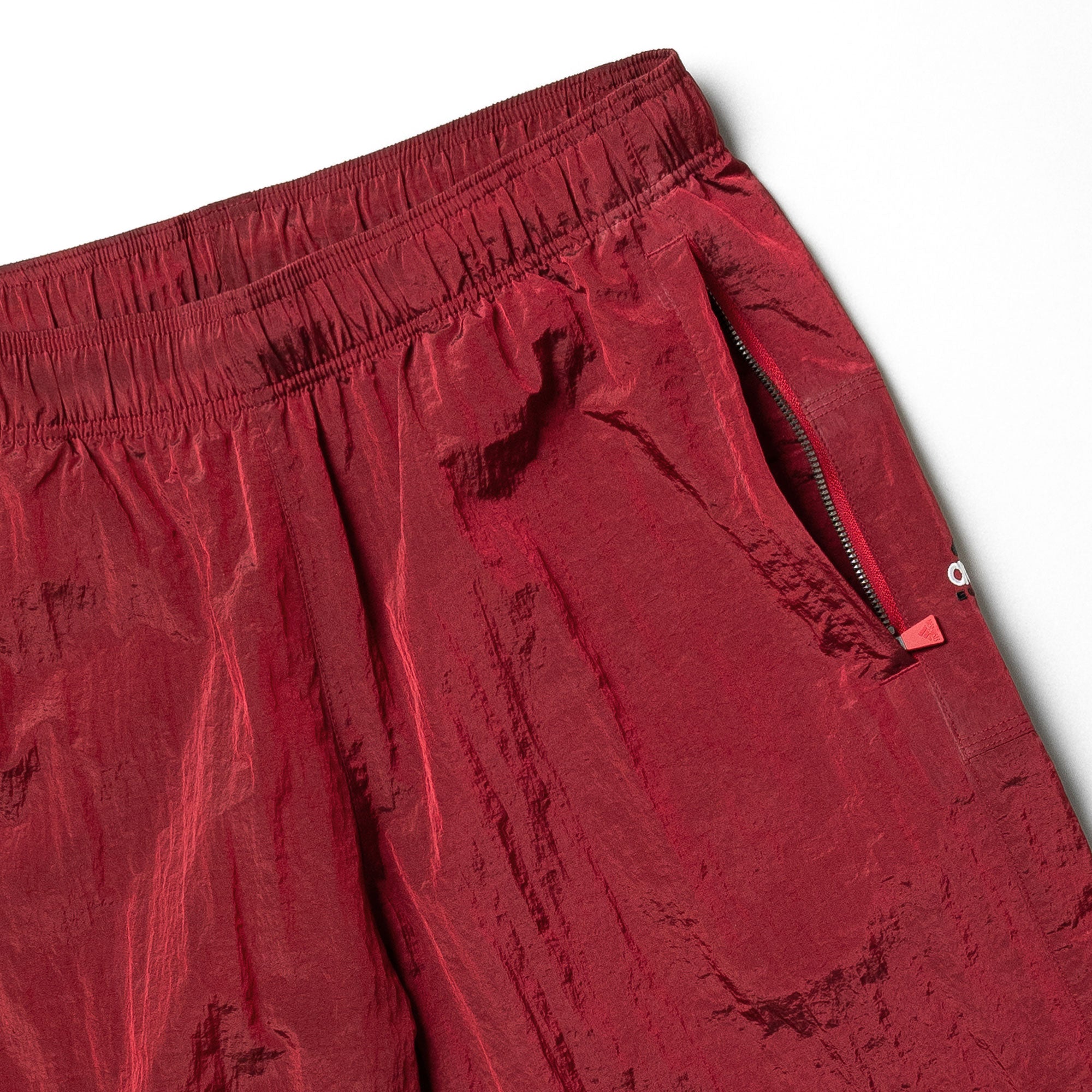 adidas Equipment Track Pant Iridescent Equipment Red Sweat & Track Pants Close-up | Overkill