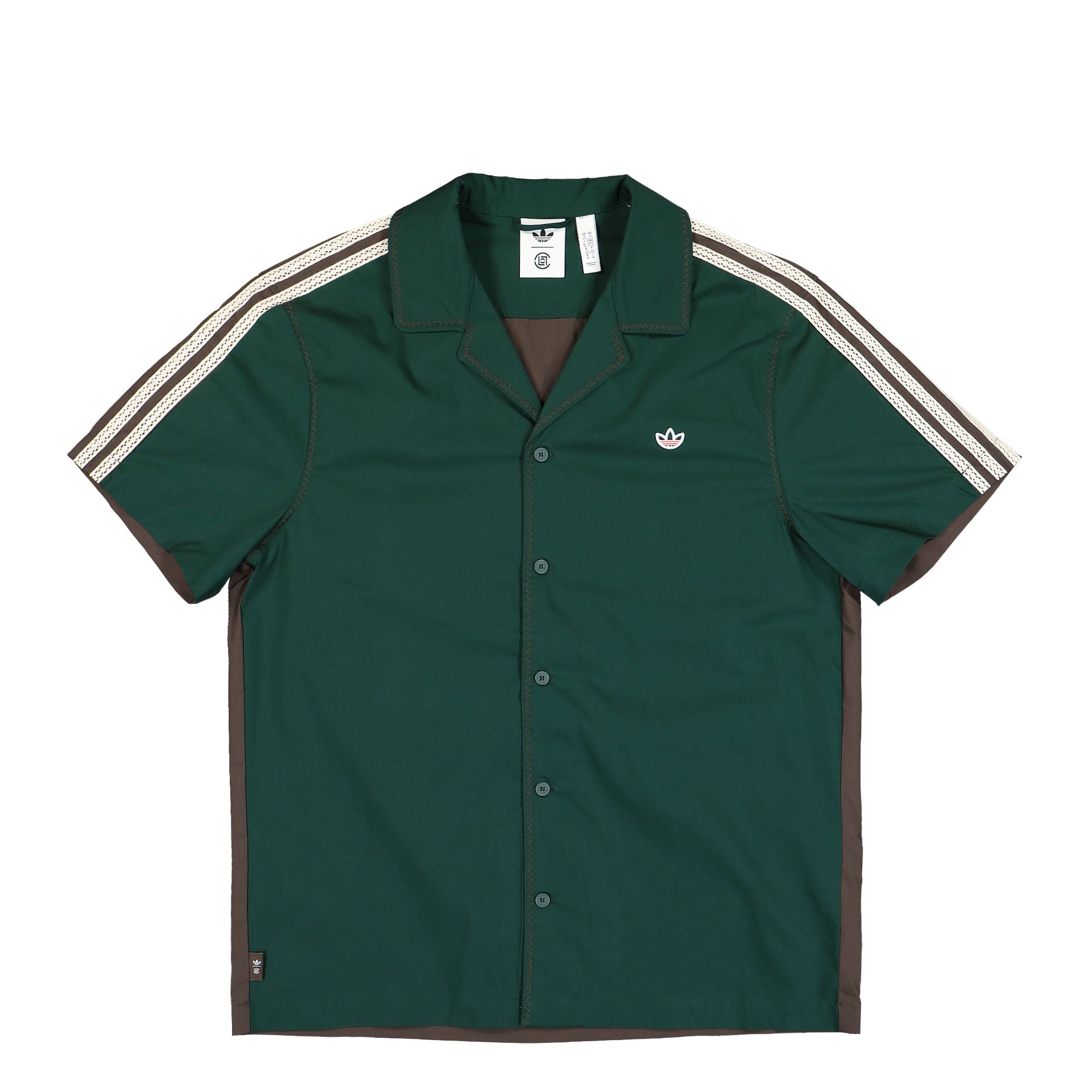 adidas Bowling Shirt Dark Brown Shirts JP3870 | Overkill