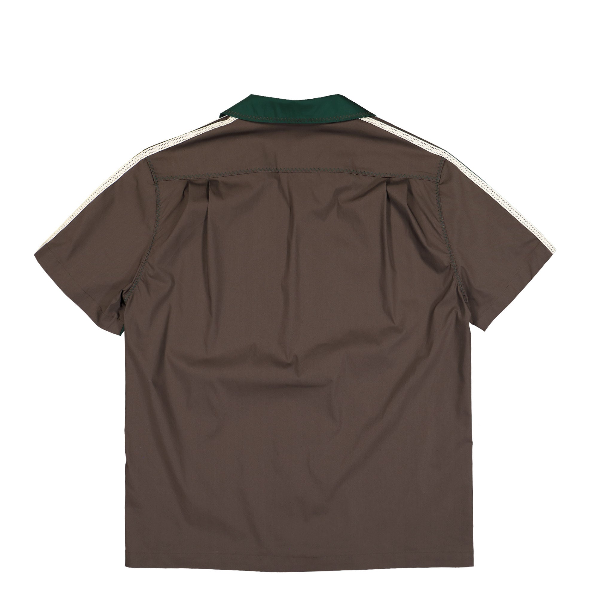 adidas Bowling Shirt Dark Brown Shirts Material | Overkill