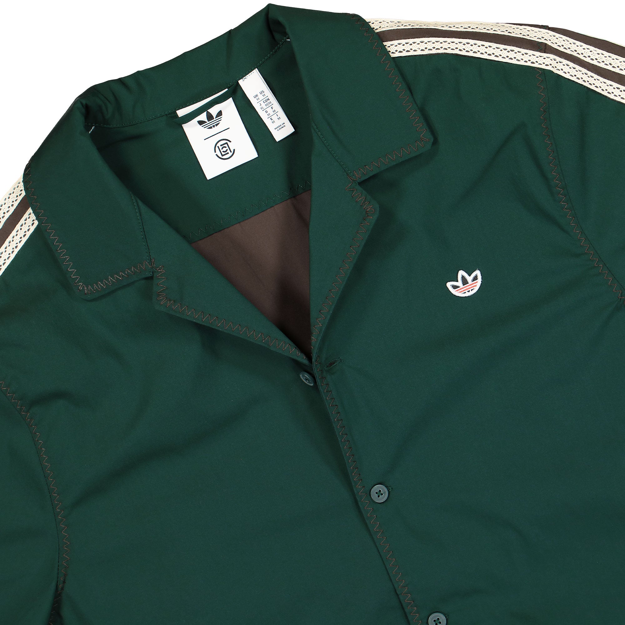 adidas Bowling Shirt Dark Brown Shirts Close-up | Overkill