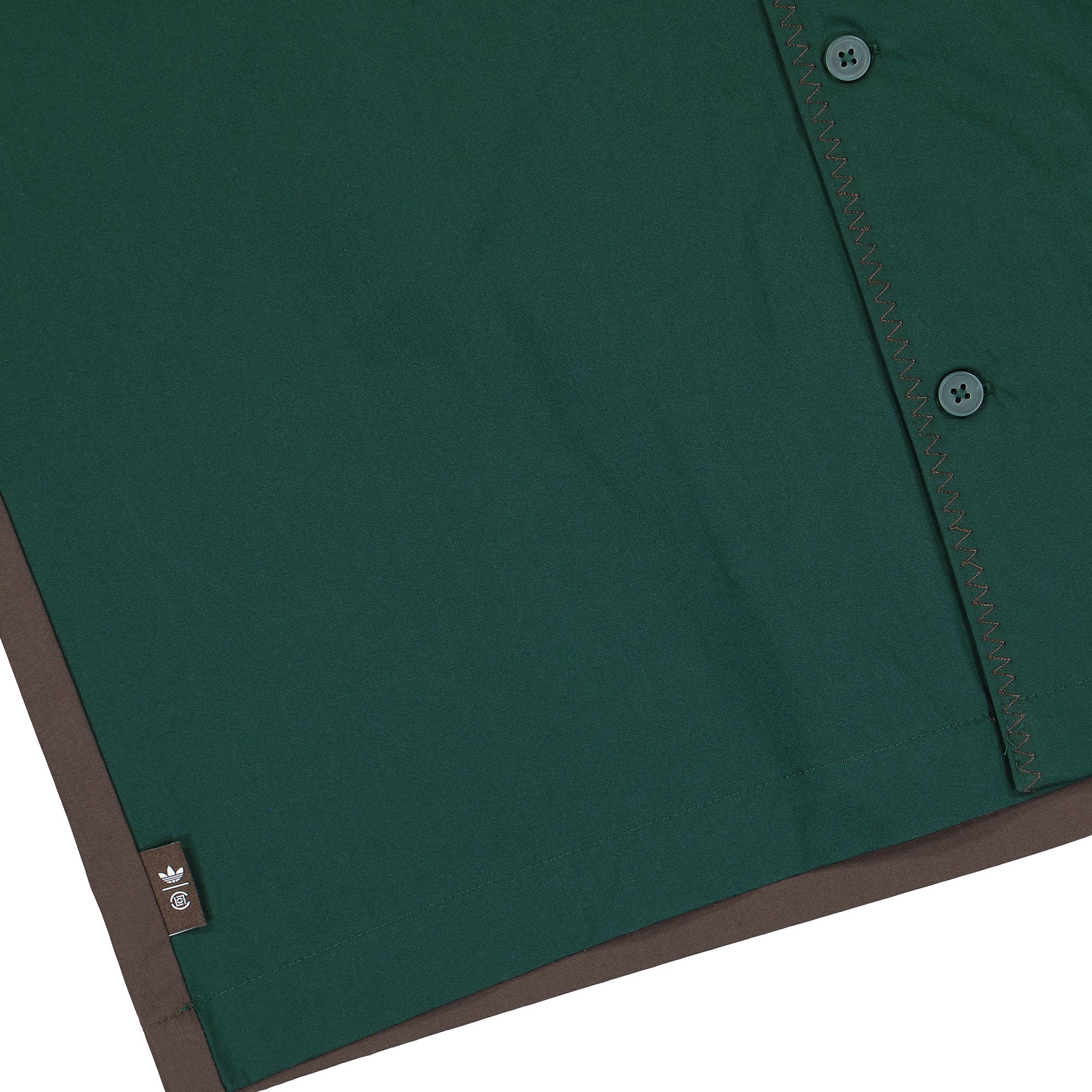 adidas Bowling Shirt Dark Brown Shirts Detailfoto | Overkill