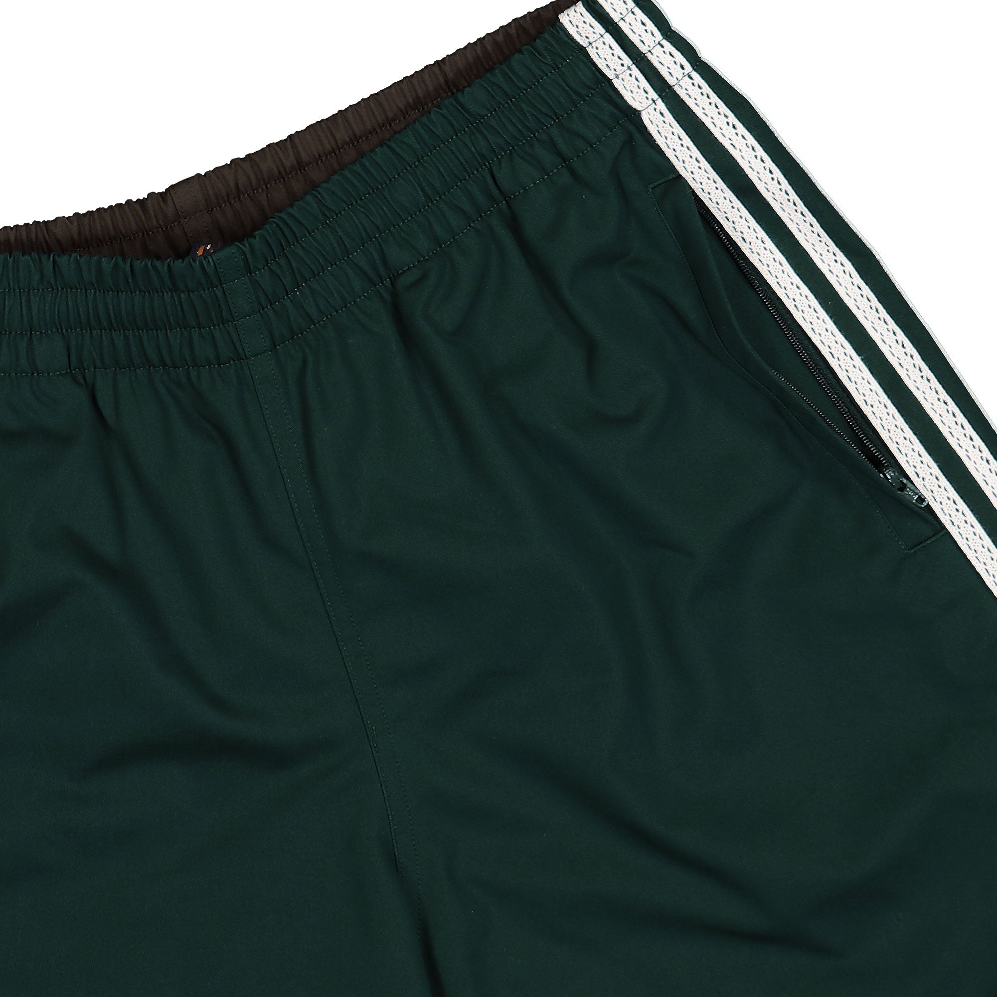 Clot x adidas Sprinter Shorts Green Night / Dark Brown Shorts JP3871 Detail View 1 | Overkill