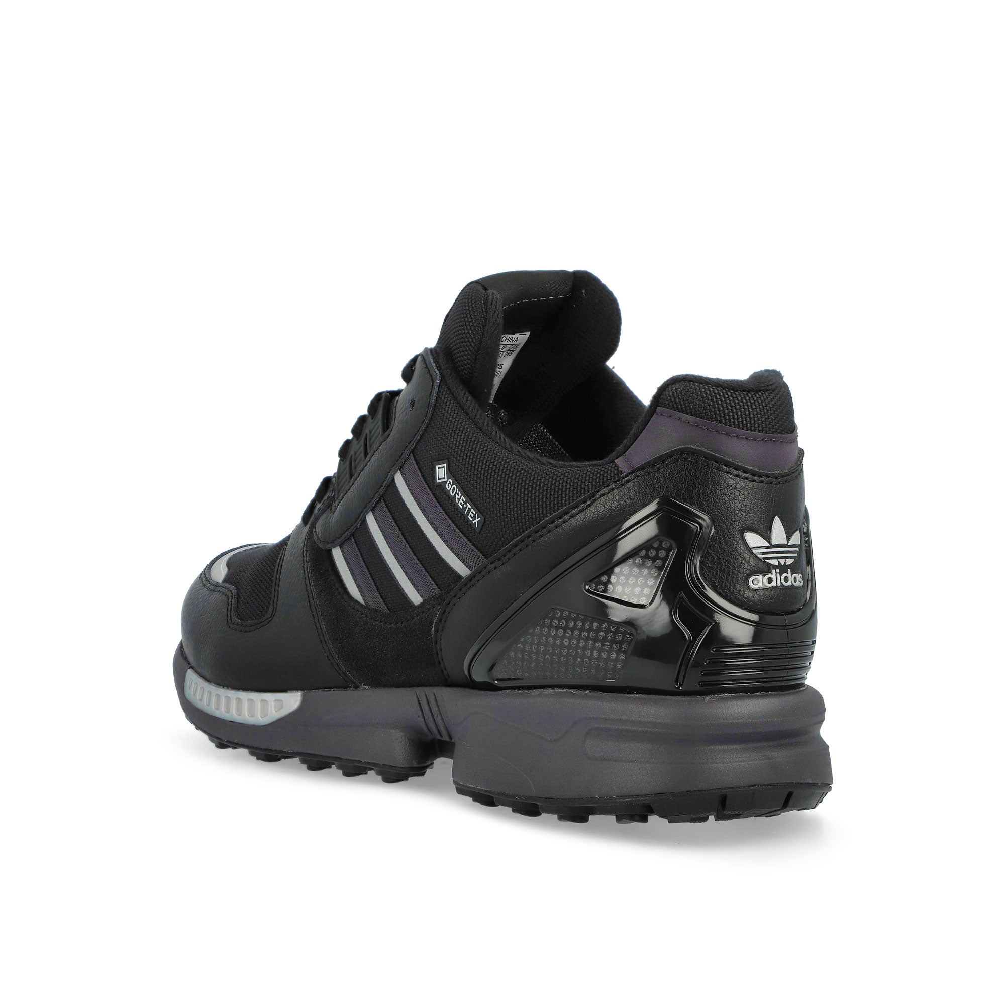 adidas ZX 8000 GTX Golf Core Black / Aurora Black / Silver Metallic Low Top Sneakers JP5257 Material | Overkill