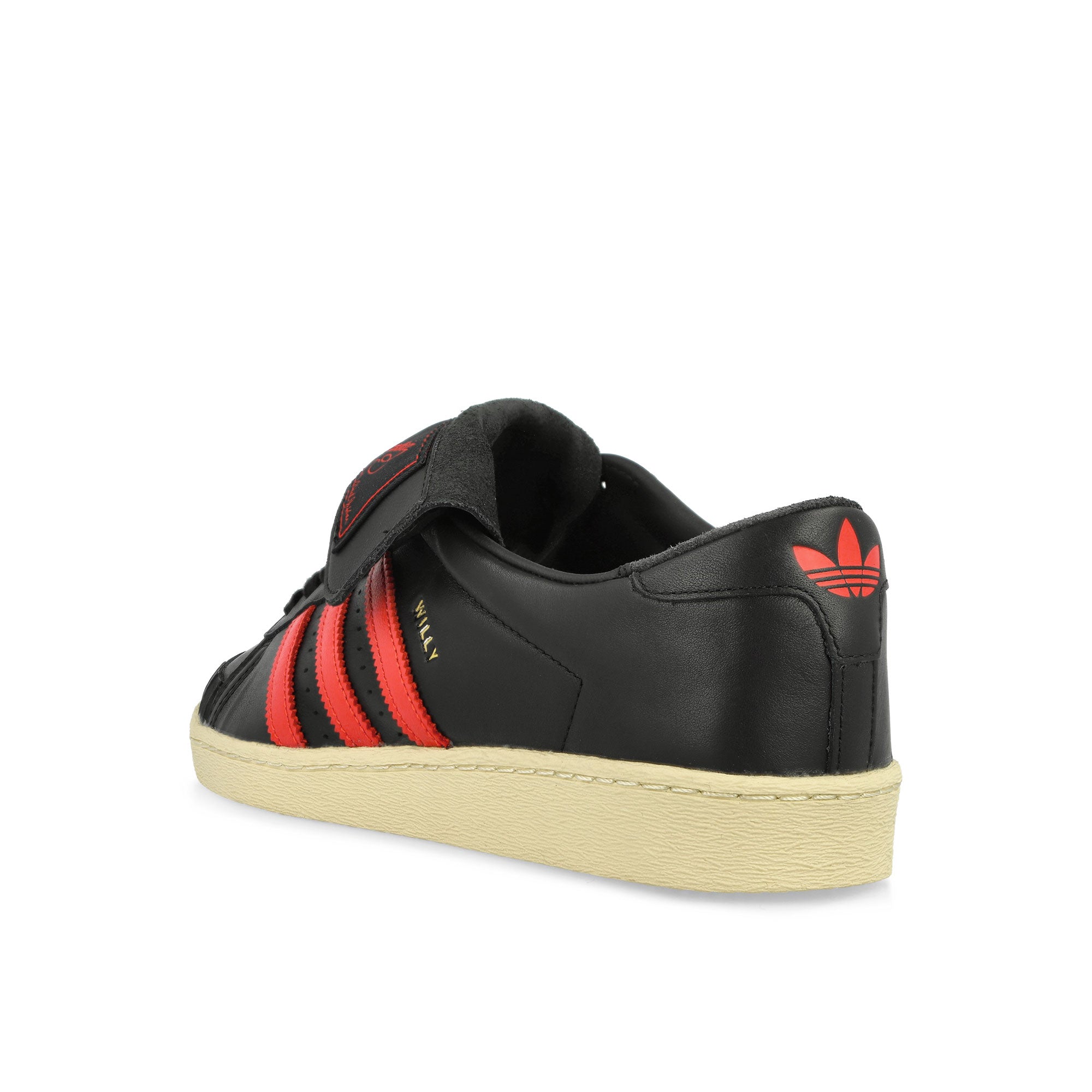 adidas Jabbar Low Core Black / Core Black / Red Low Top Sneakers Material | Overkill