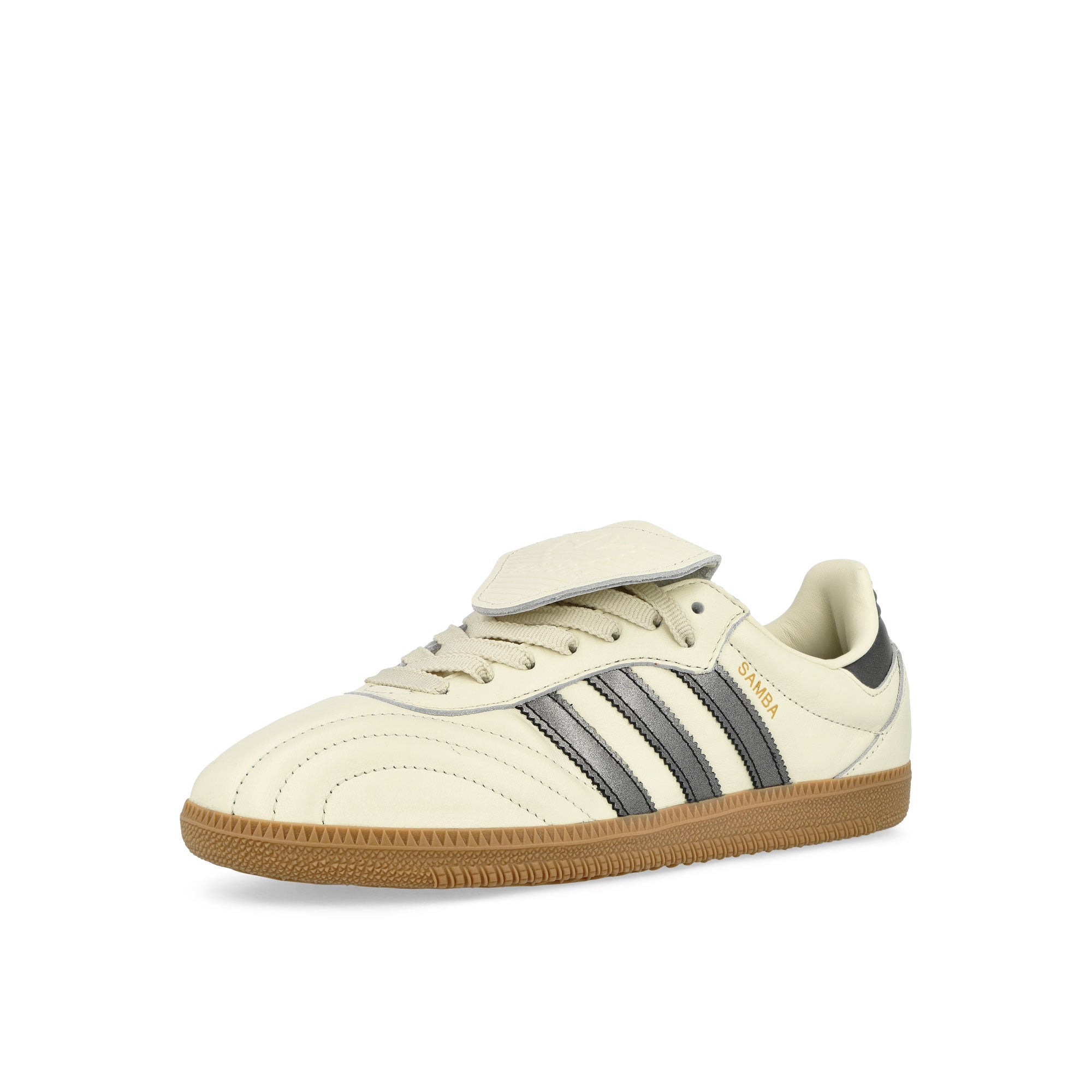 adidas Samba LT W Cream White / Core Black / Gum 4 Low Top Sneakers Close Up | Overkill