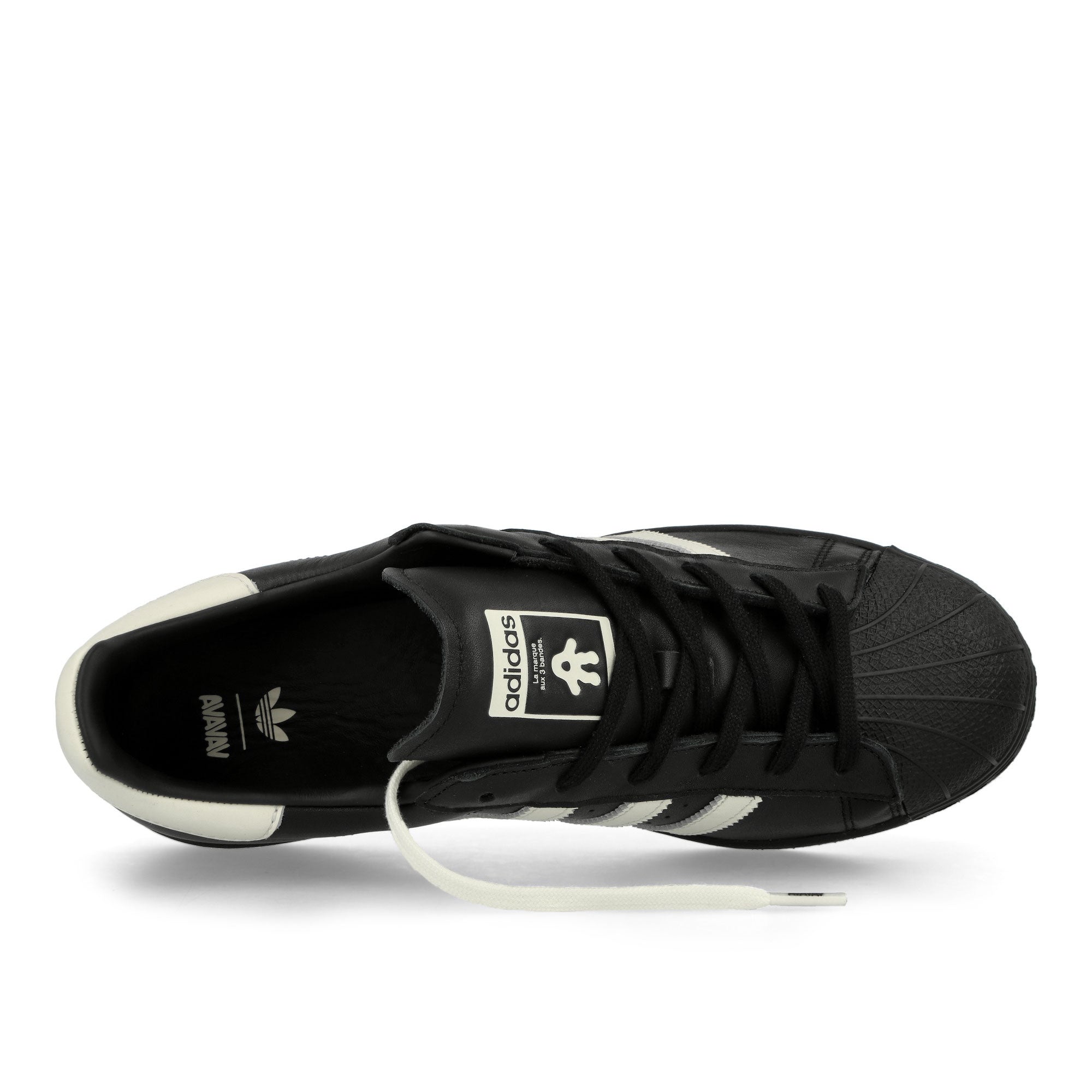 adidas Superfinger Superstar Core Black / Cream White / Core Black Low Top Sneakers Detail View 4 | Overkill