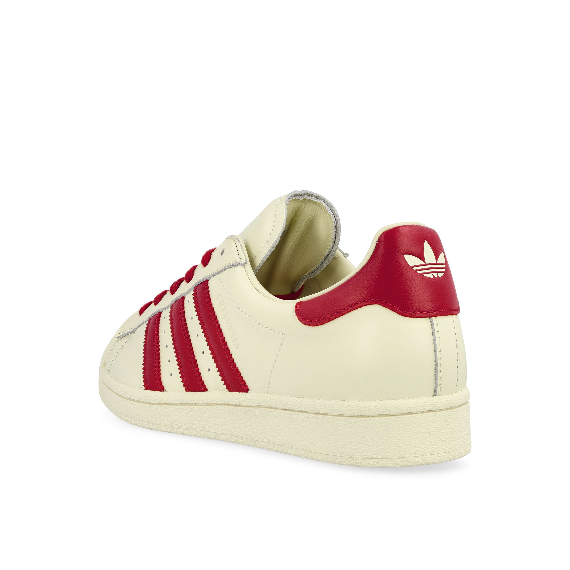 adidas Superfinger Superstar Better Scarlet / Cream White / Better Scarlet Low Top Sneakers Detail View 2 | Overkill