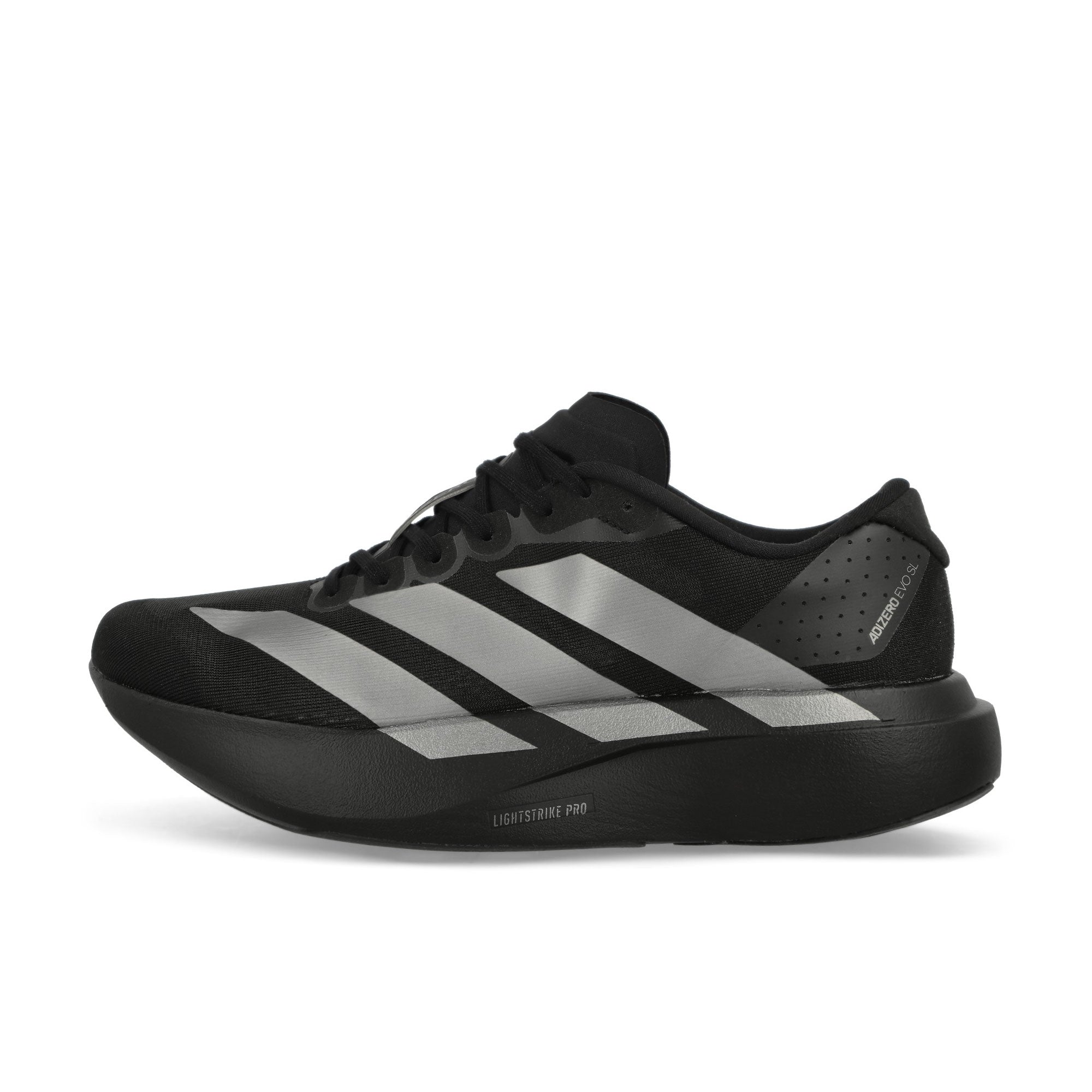 adidas adizero Evo SL W Core Black / Iron Metallic / Core Black Low Top Sneakers JP7147 | Overkill