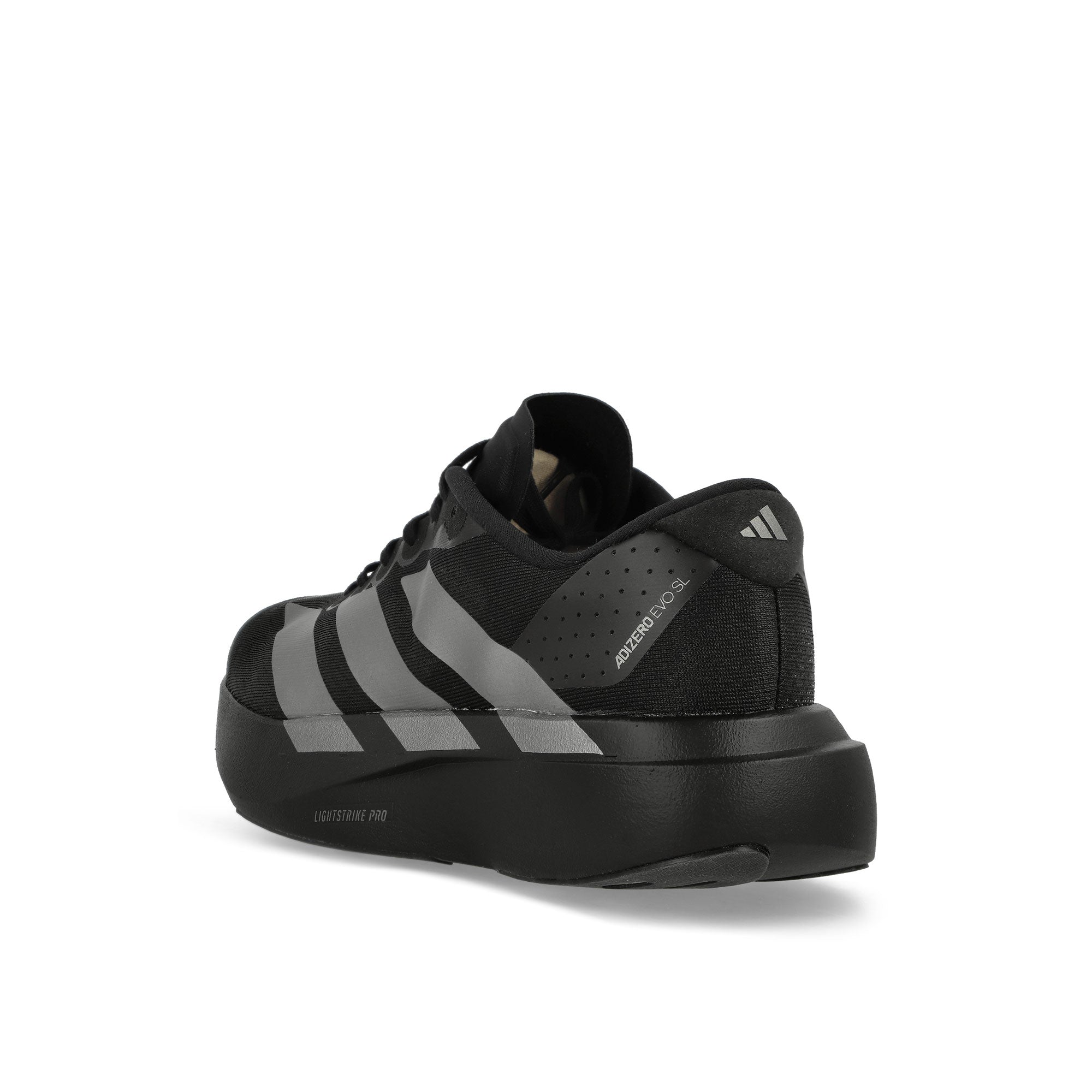 adidas adizero Evo SL W Core Black / Iron Metallic / Core Black Low Top Sneakers Material | Overkill