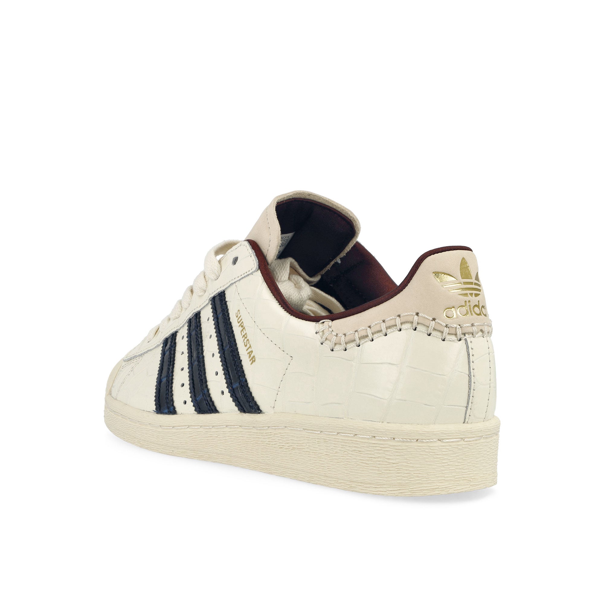 adidas Superstar Wonder White / Collegiate Navy / Night Red Low Top Sneakers Material | Overkill